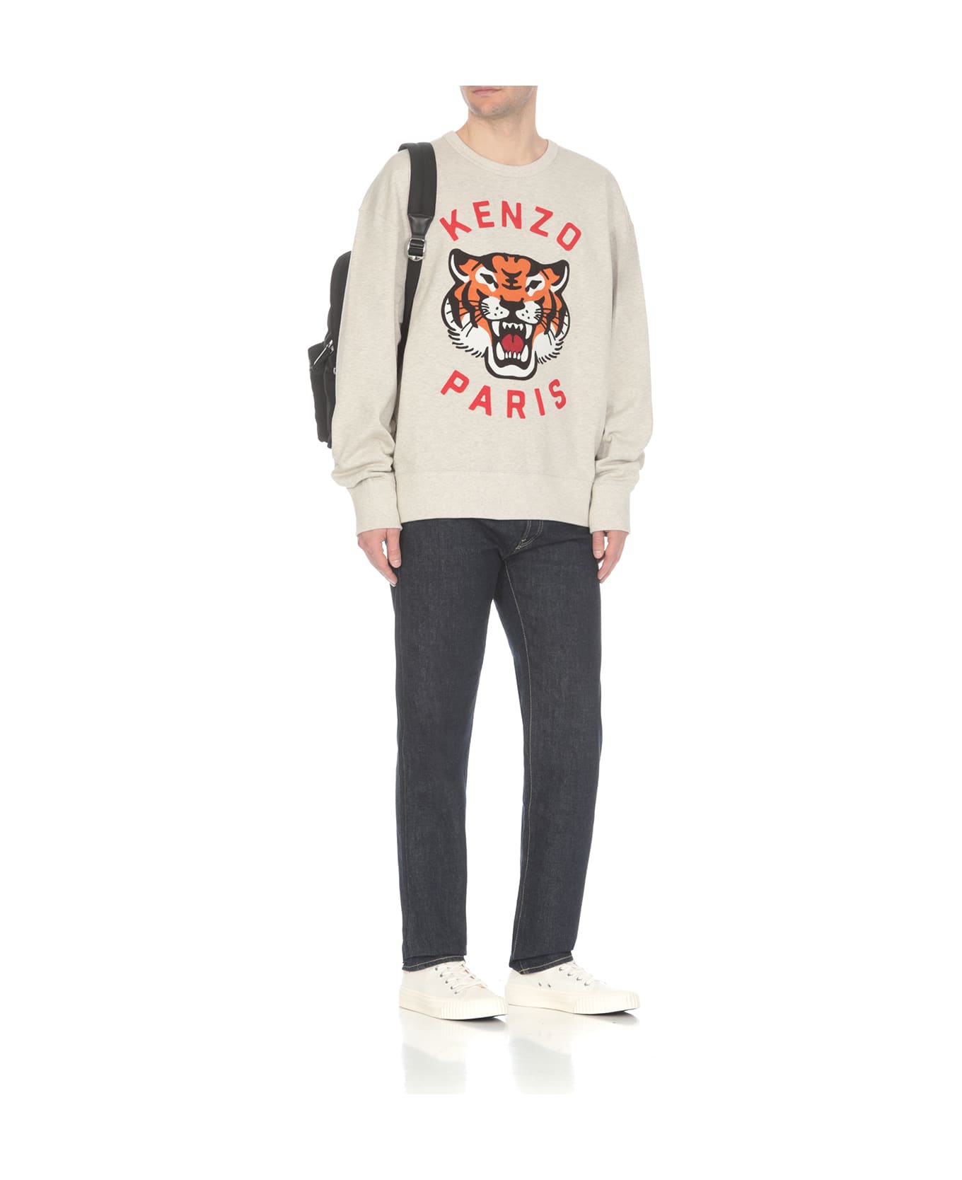 Kenzo Lucky Tiger Sweatshirt - Grey フリース
