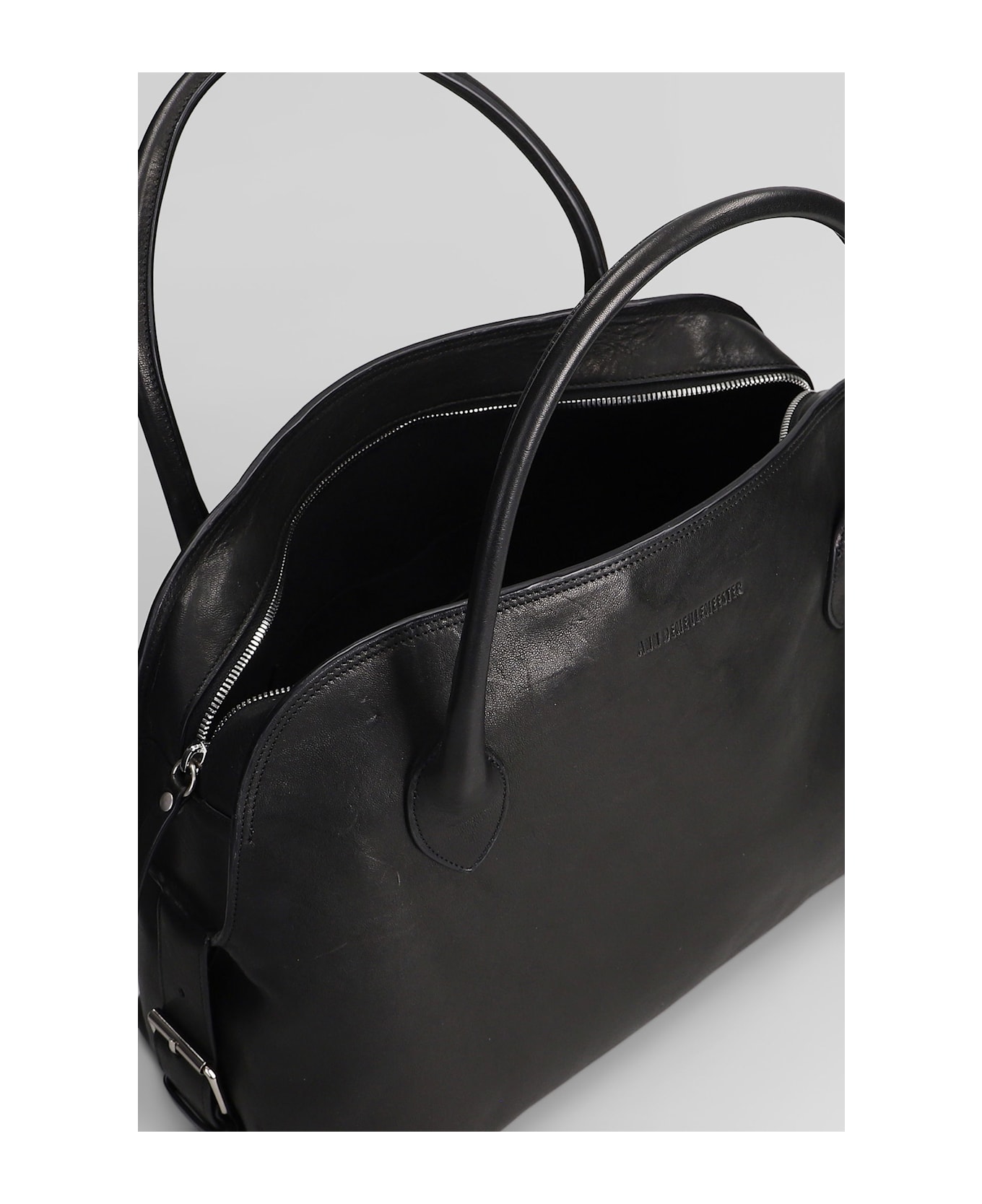 Ann Demeulemeester Josse Tote In Black Leather - black