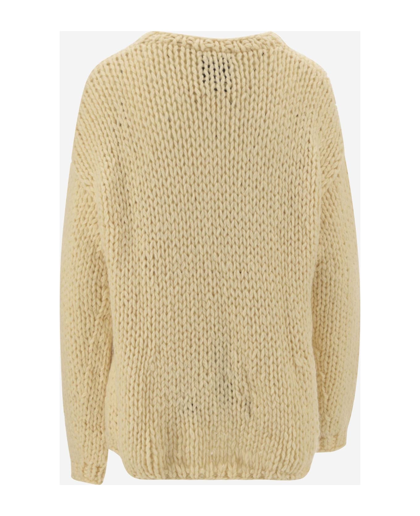 Evyinit Merino Wool Blend Sweater - Yellow