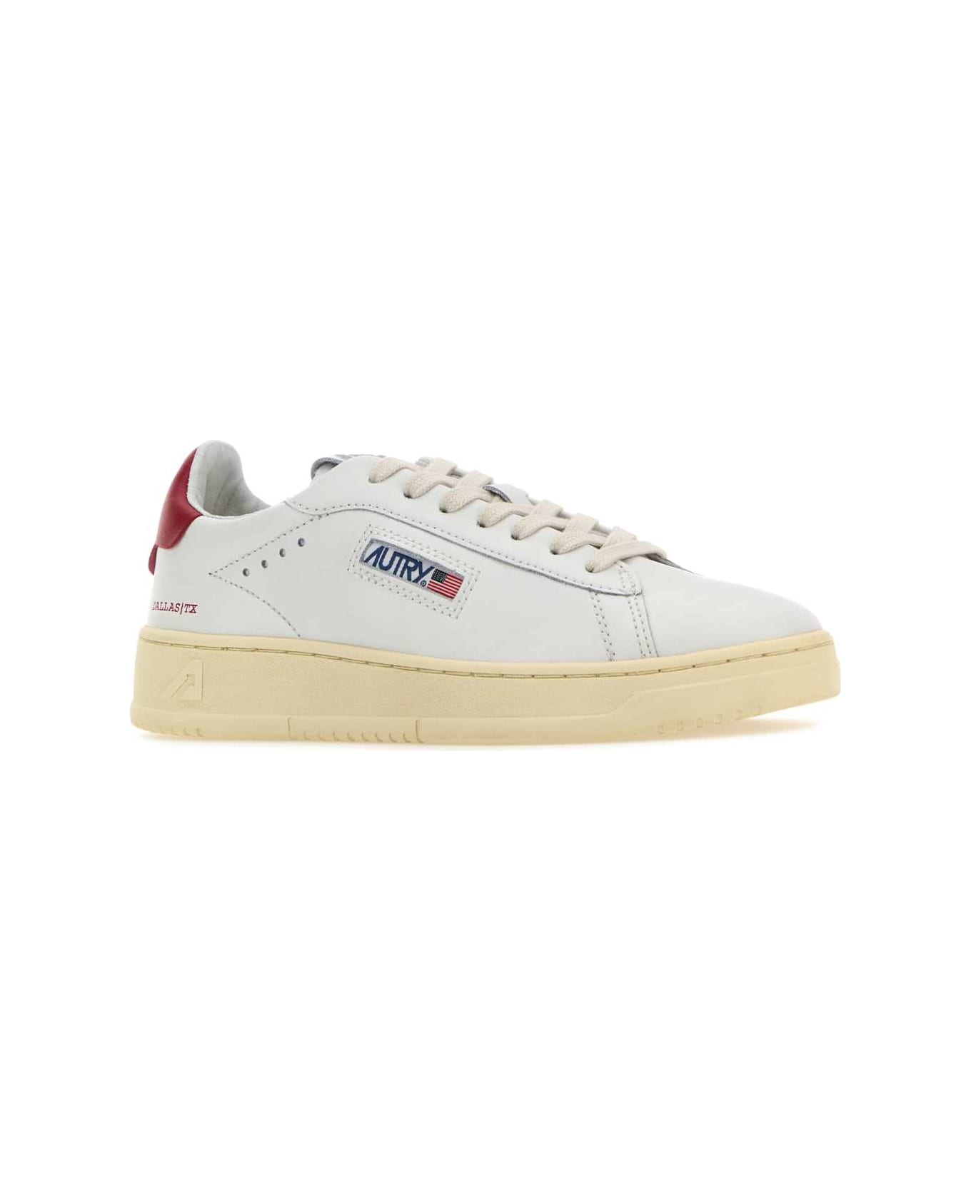 Autry White Leather Dallas Sneakers - NW03