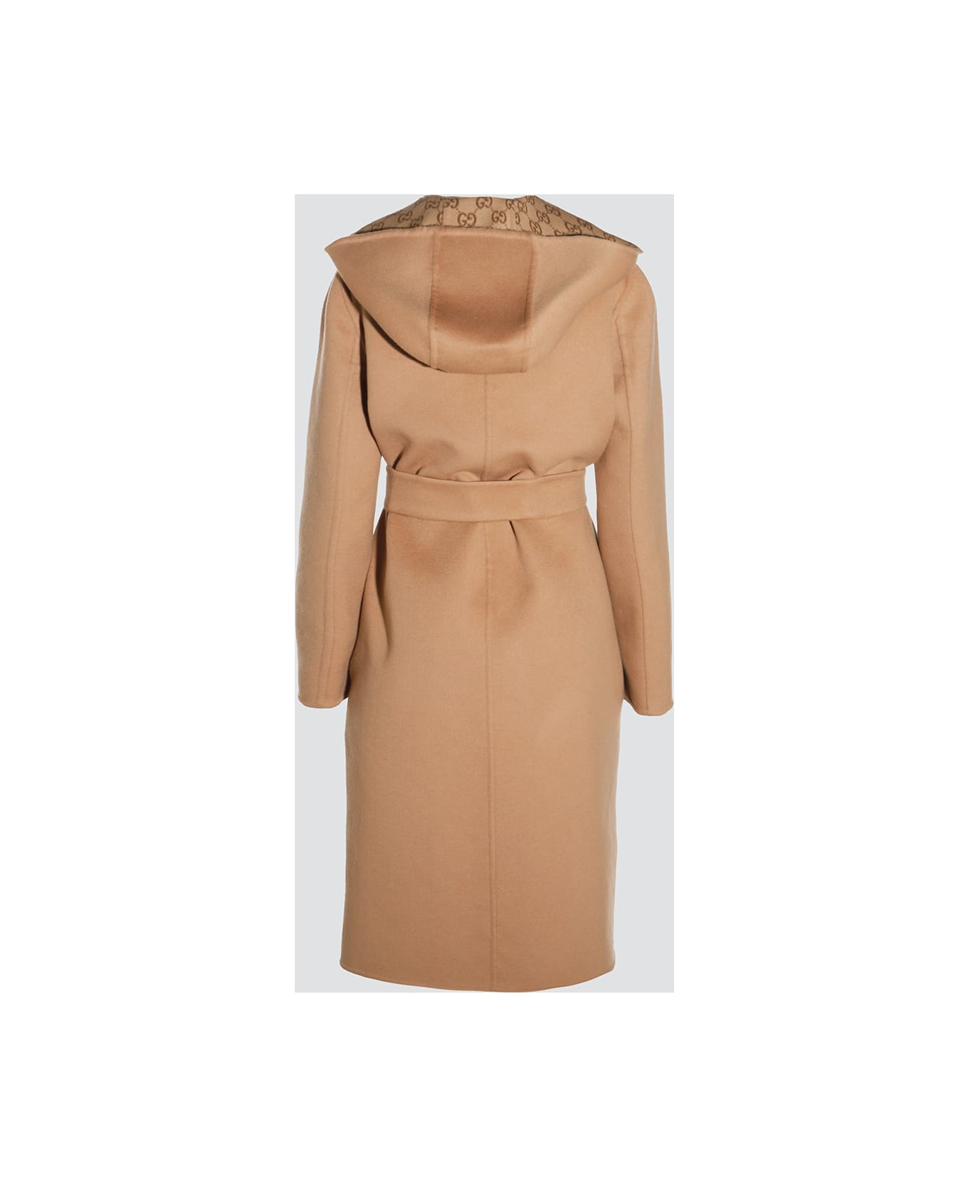 Gucci Camel Wool Coat - Camel/brown