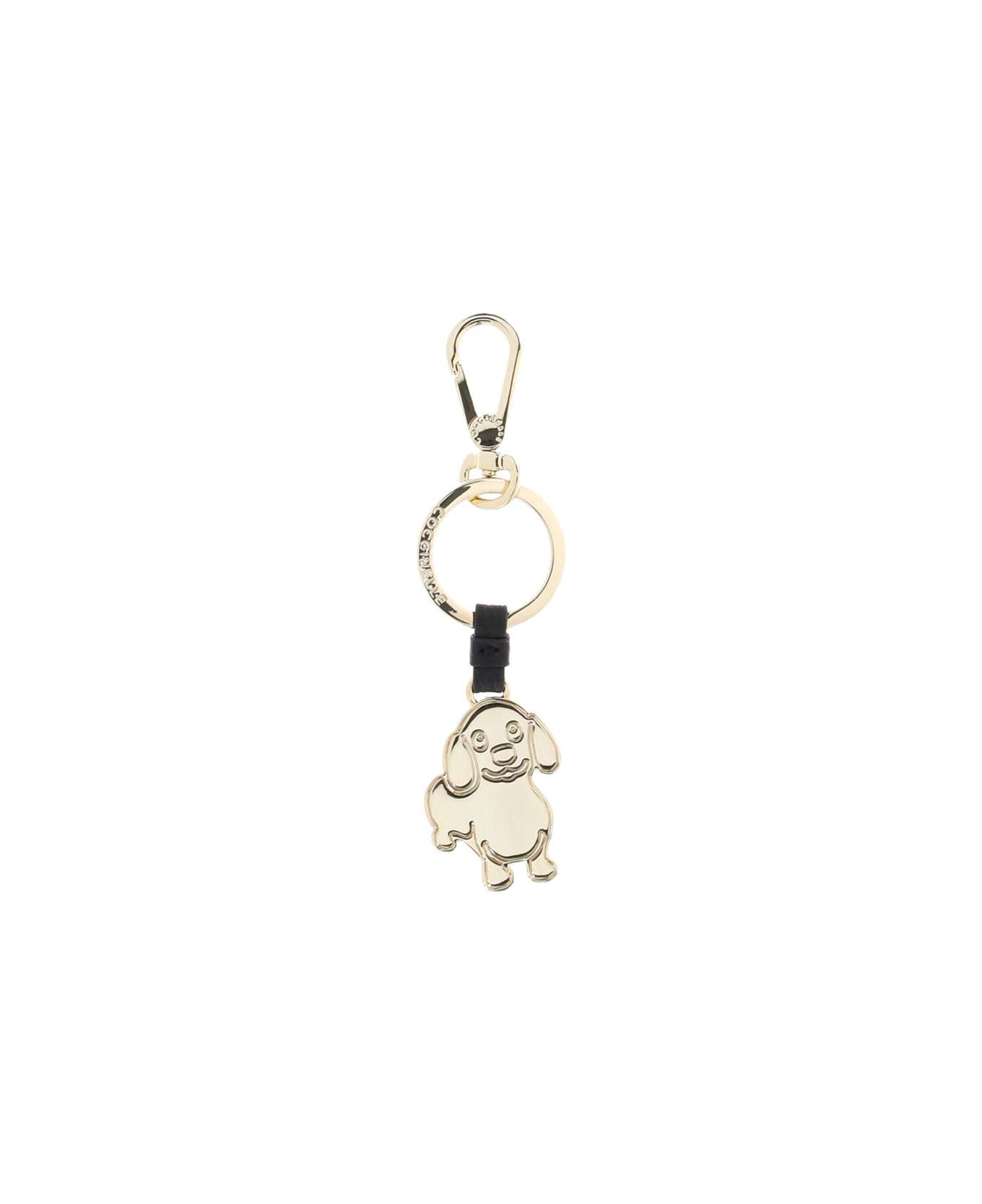 Coccinelle Metal Keychain - Golden キーリング