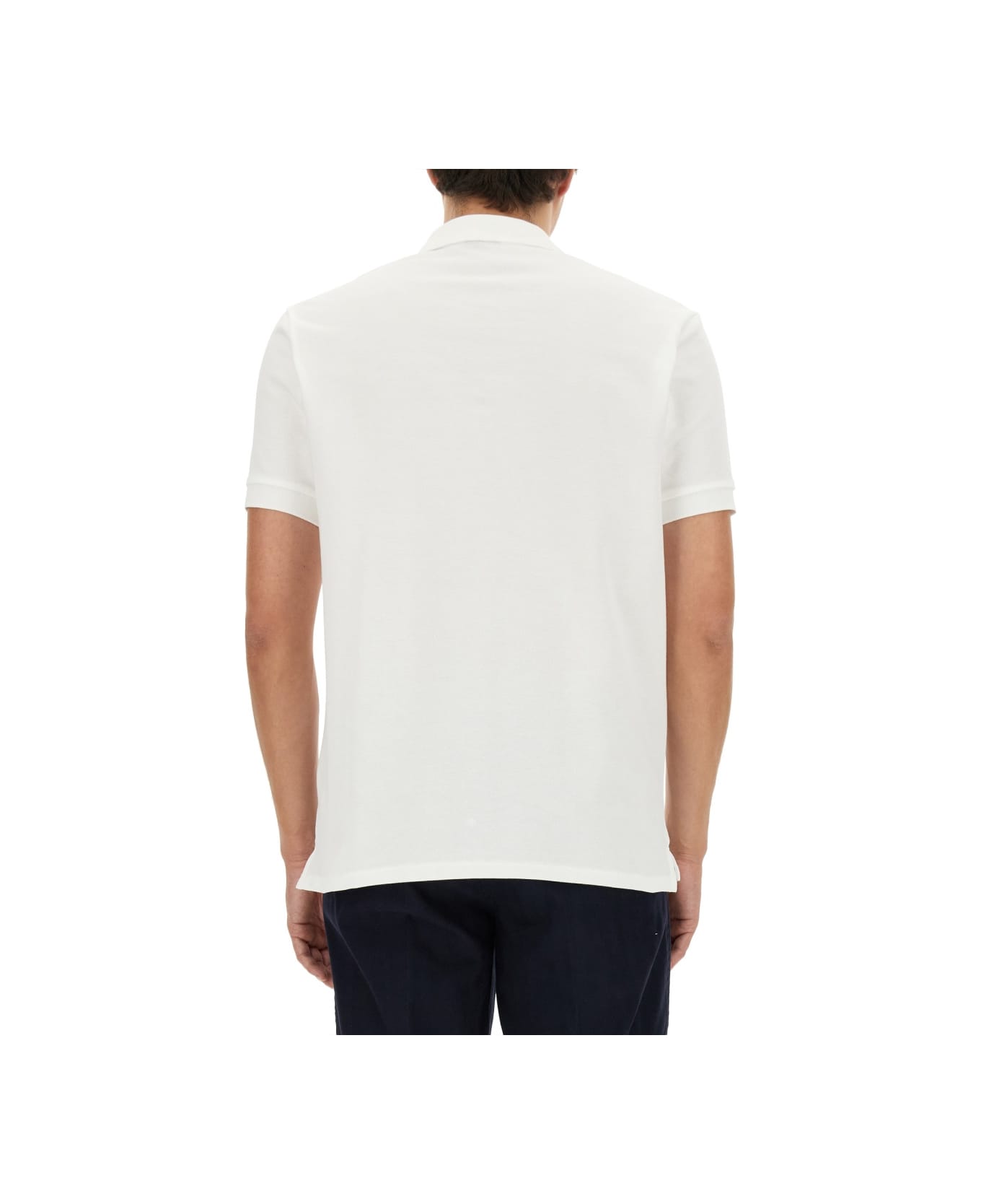 PS by Paul Smith Polo With Logo Patch - WHITE