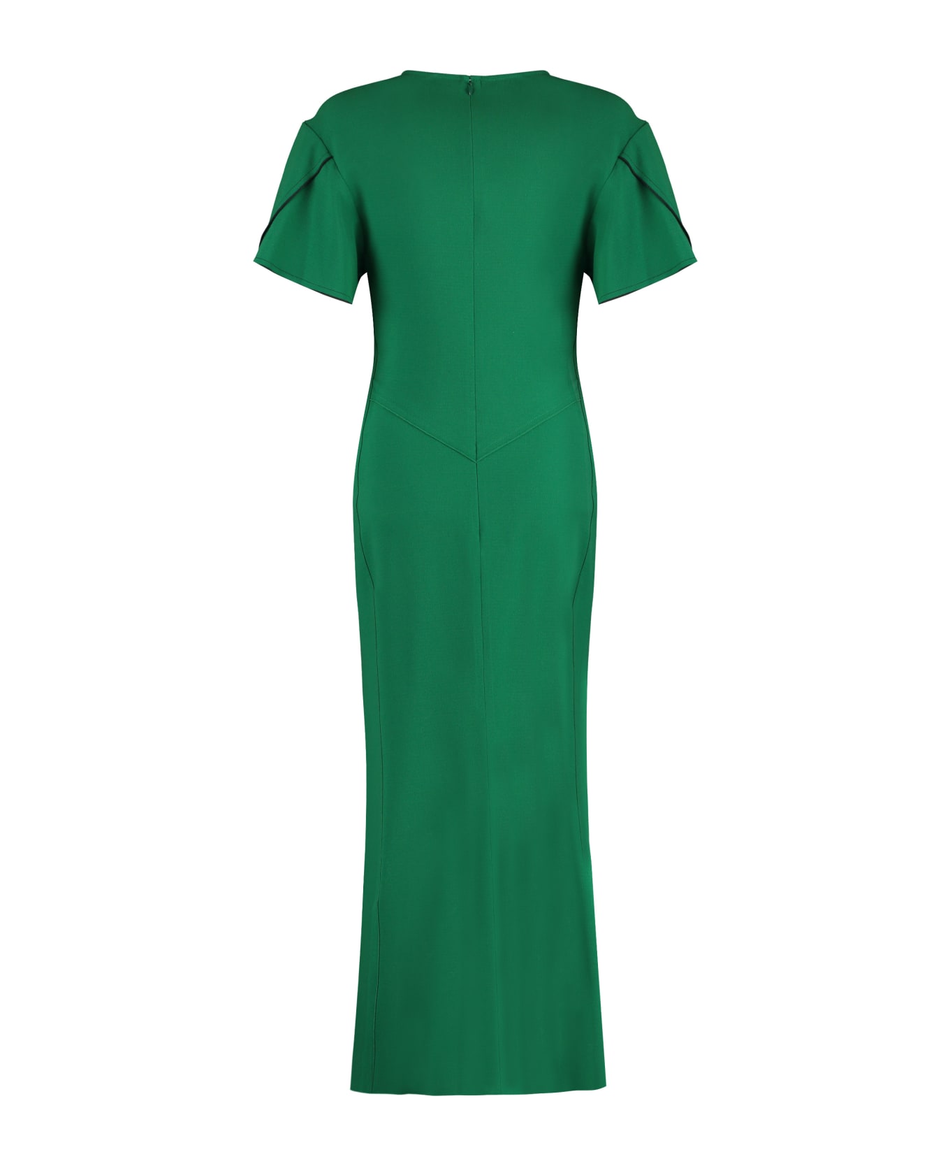 Victoria Beckham Crepe Dress - green ワンピース＆ドレス