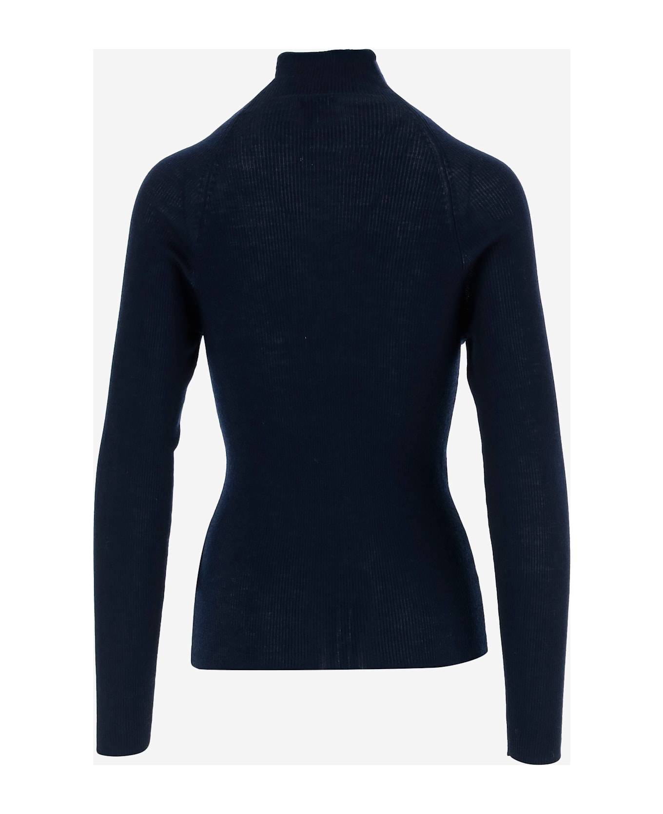 Aspesi Ribbed Wool Sweater - Blue