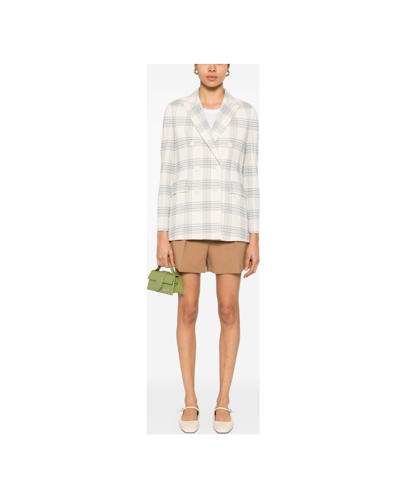 Circolo 1901 Cotton Double-breasted Jacket - Clear Blue