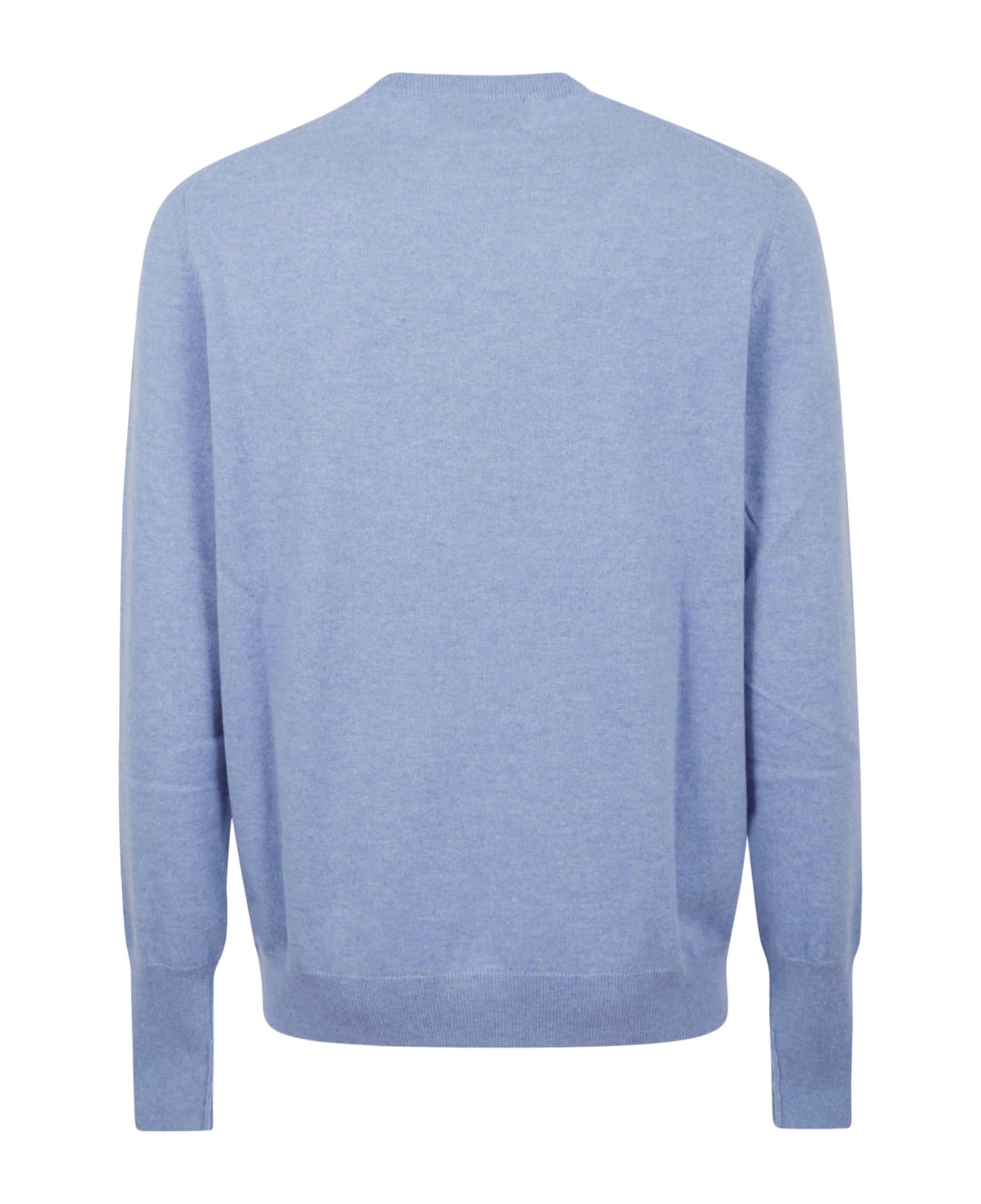 Ballantyne Round Neck Pullover - Clear Blue