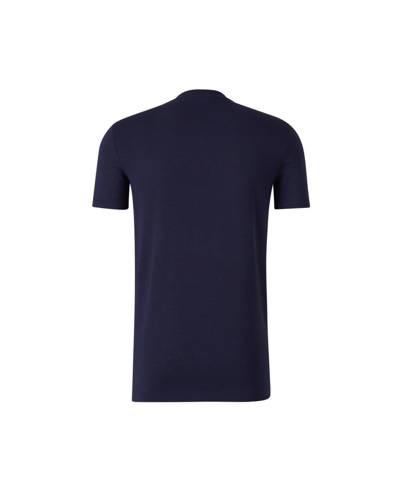 Dsquared2 Embroidered Logo T-shirt - BLUE