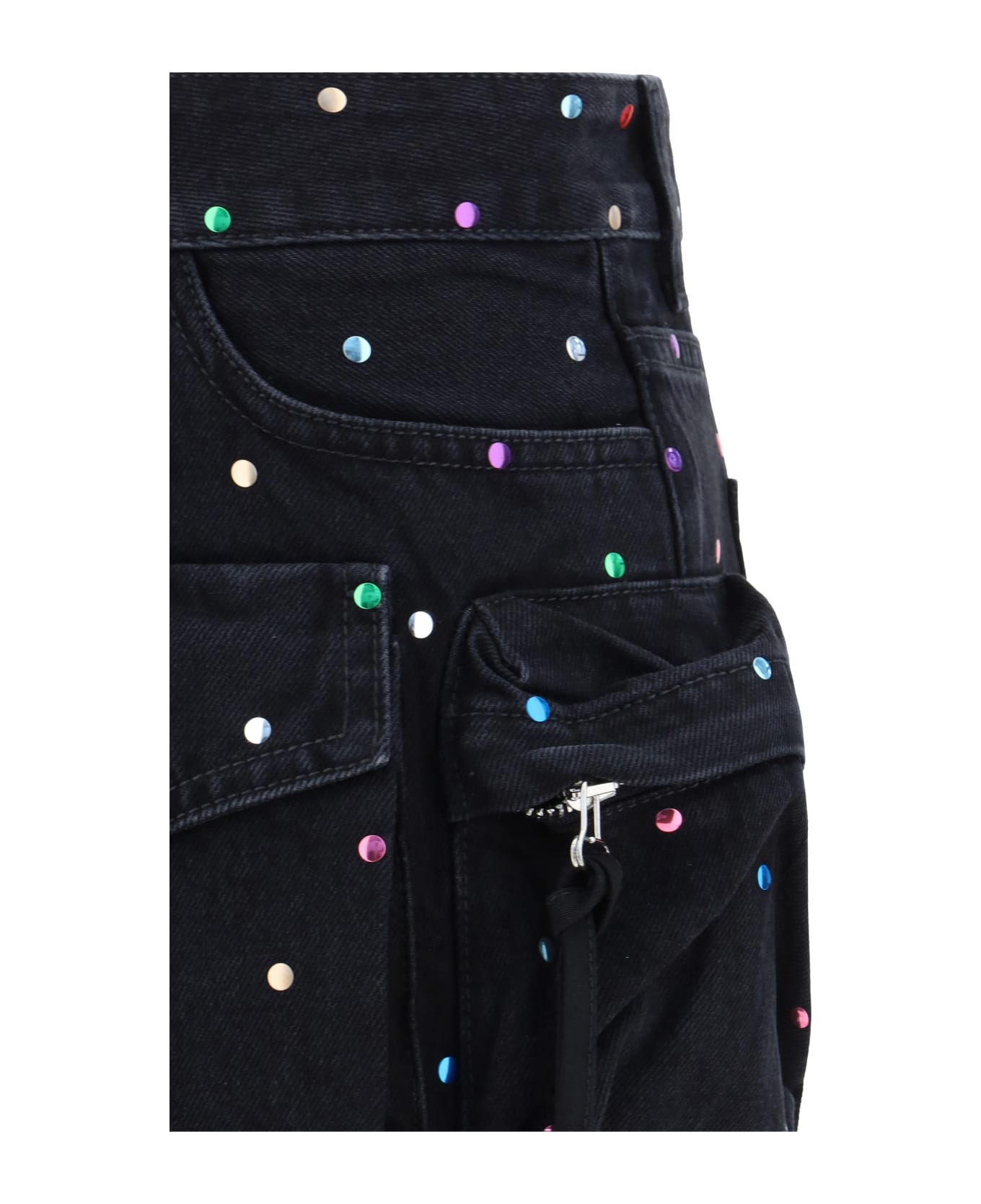 The Attico Fay Mini Skirt - Black