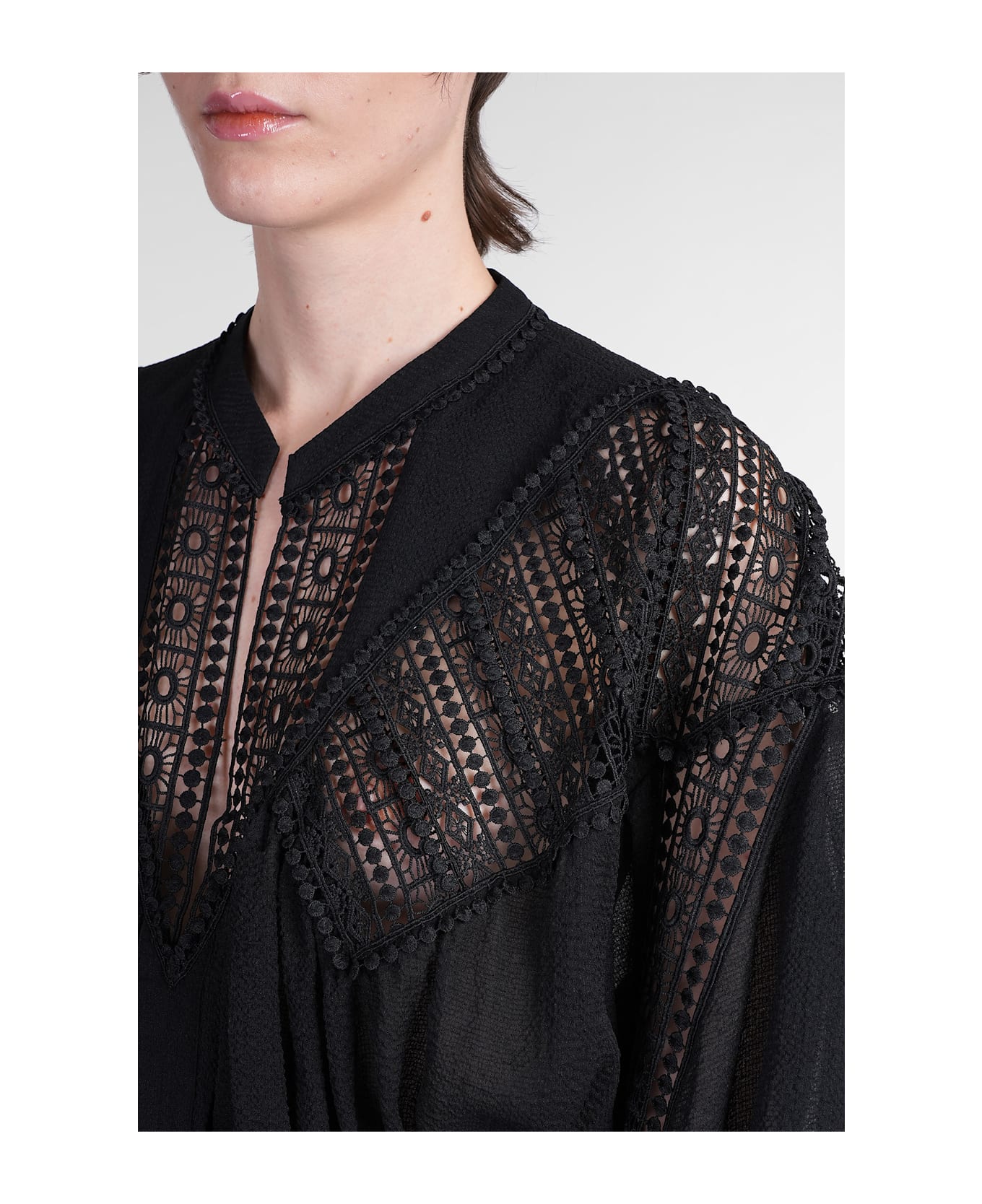 IRO Rixi Blouse In Black Polyester - black