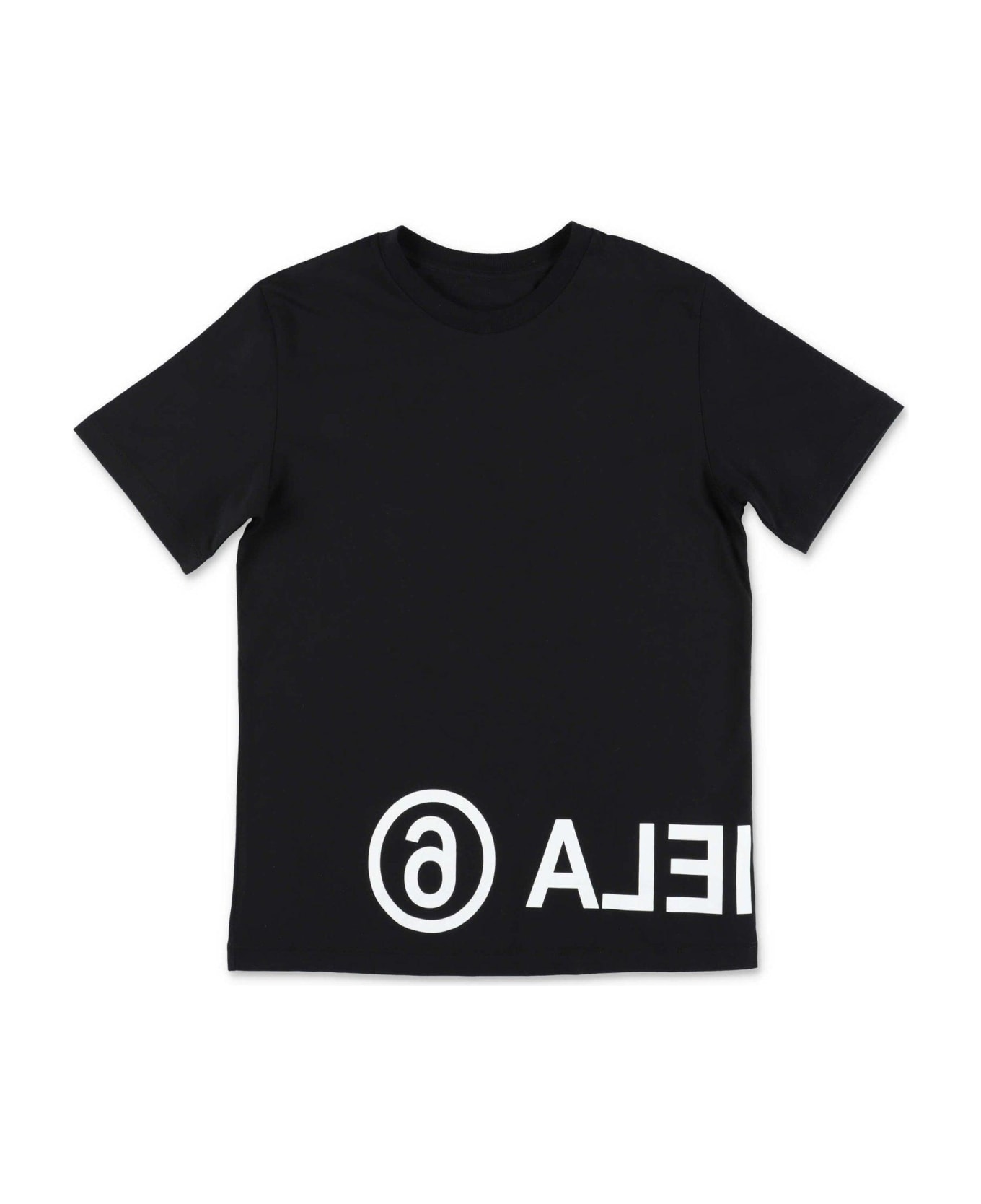 Maison Margiela Logo Print T-shirt - BLACK Tシャツ＆ポロシャツ
