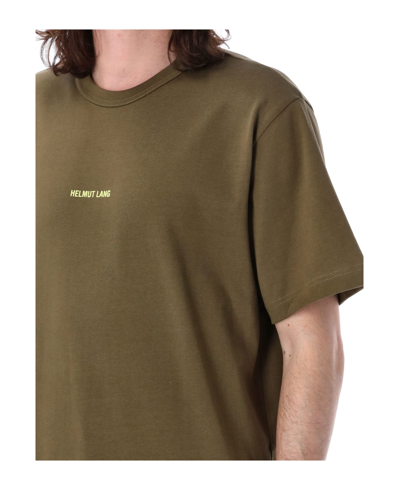 Helmut Lang Logo T-shirt - OLIVE シャツ