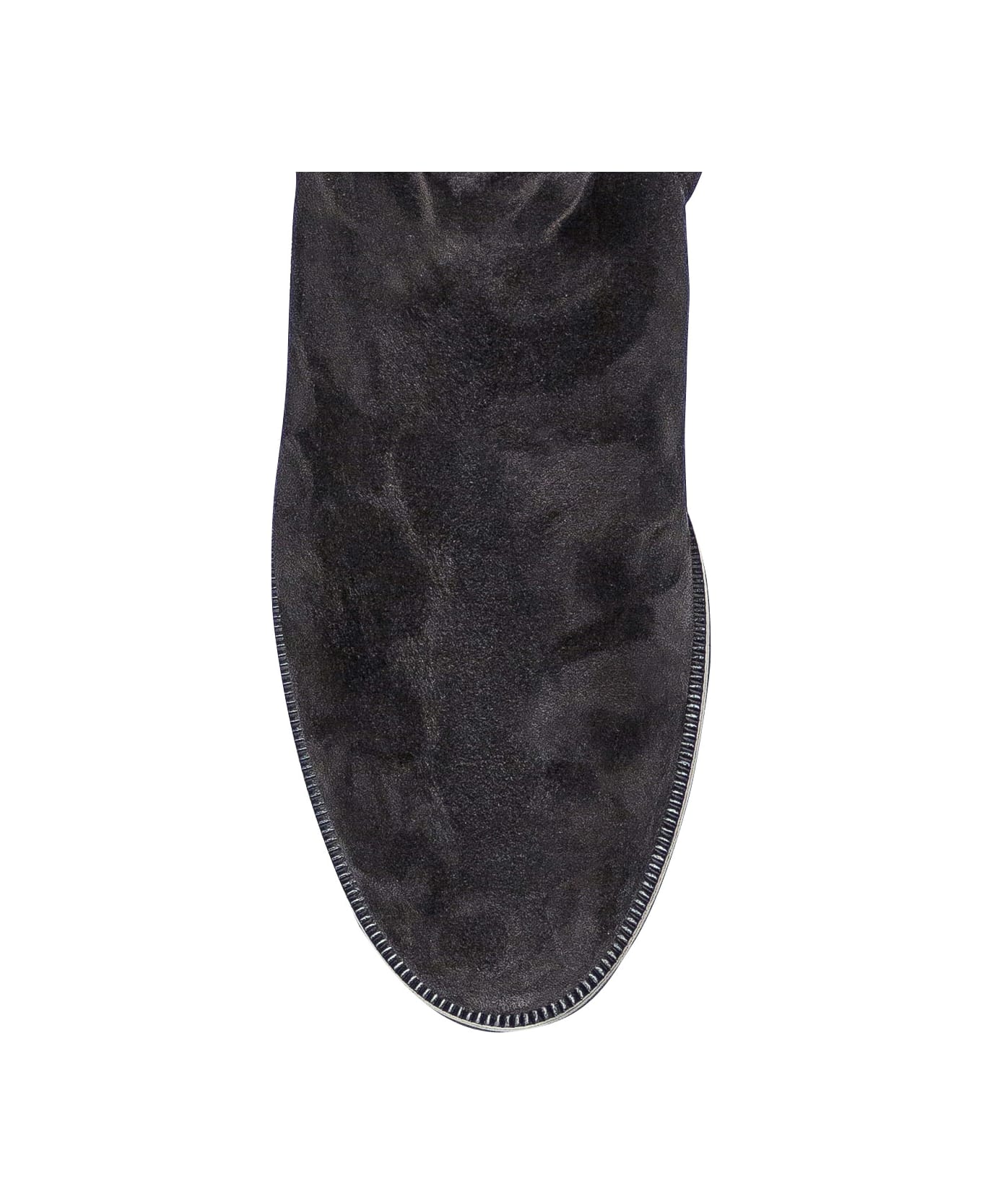 Maison Skorpios Stefania Boots In Suede Leather - BLACK ブーツ