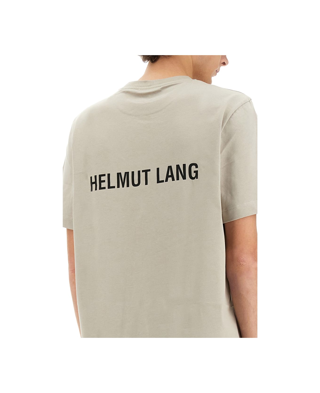 Helmut Lang T-shirt With Logo - BEIGE シャツ