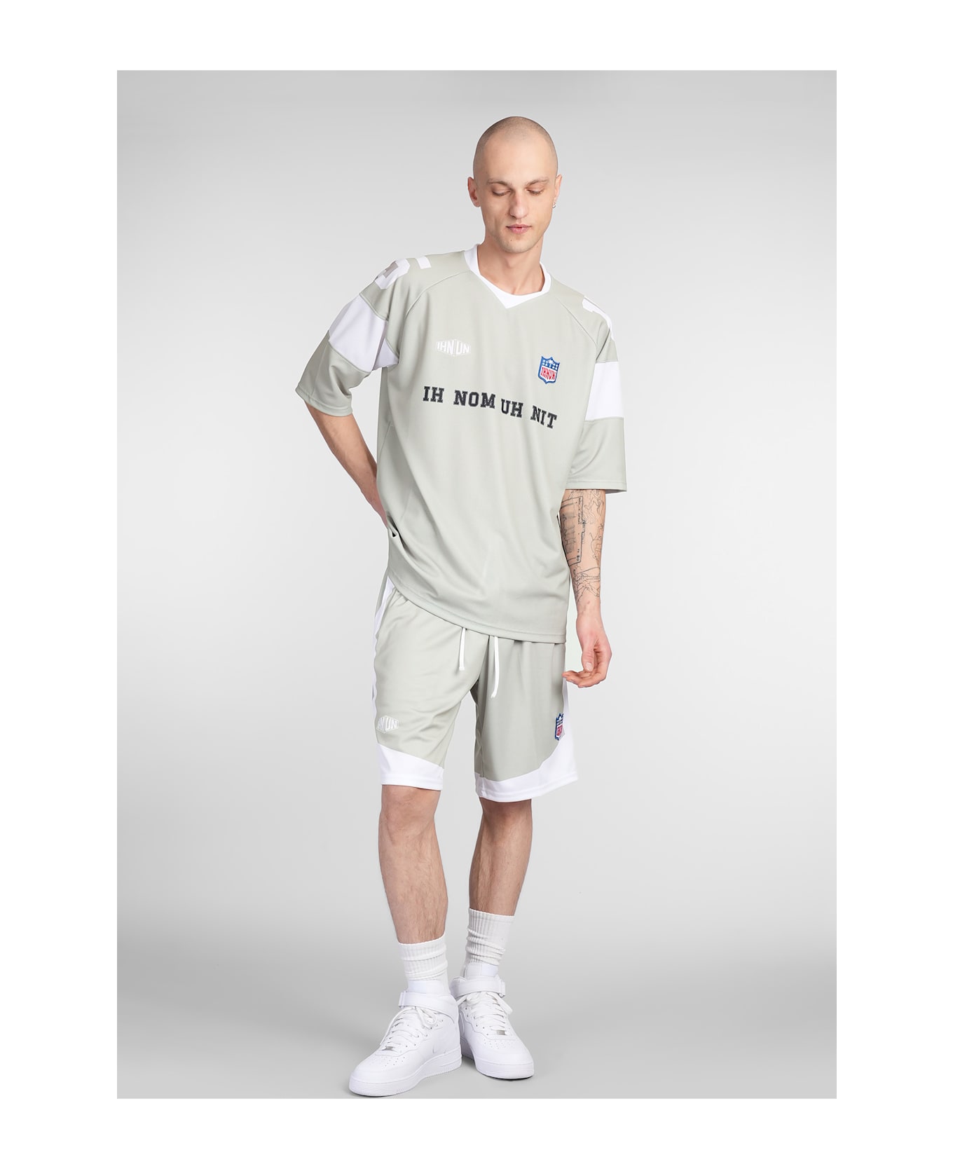 ih nom uh nit Shorts In Green Polyester - green