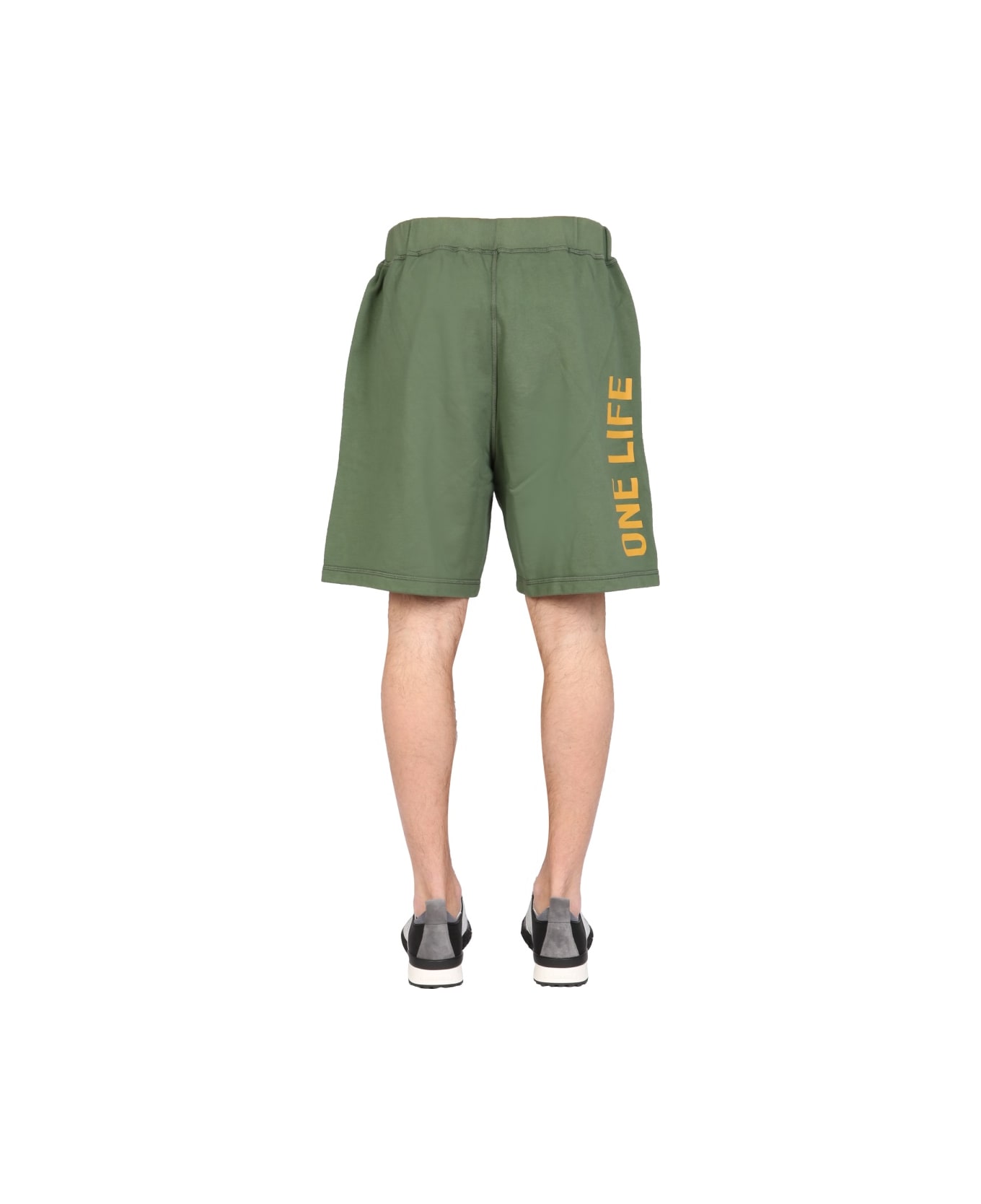 Dsquared2 "one Life One Planet" Bermuda Shorts - GREEN