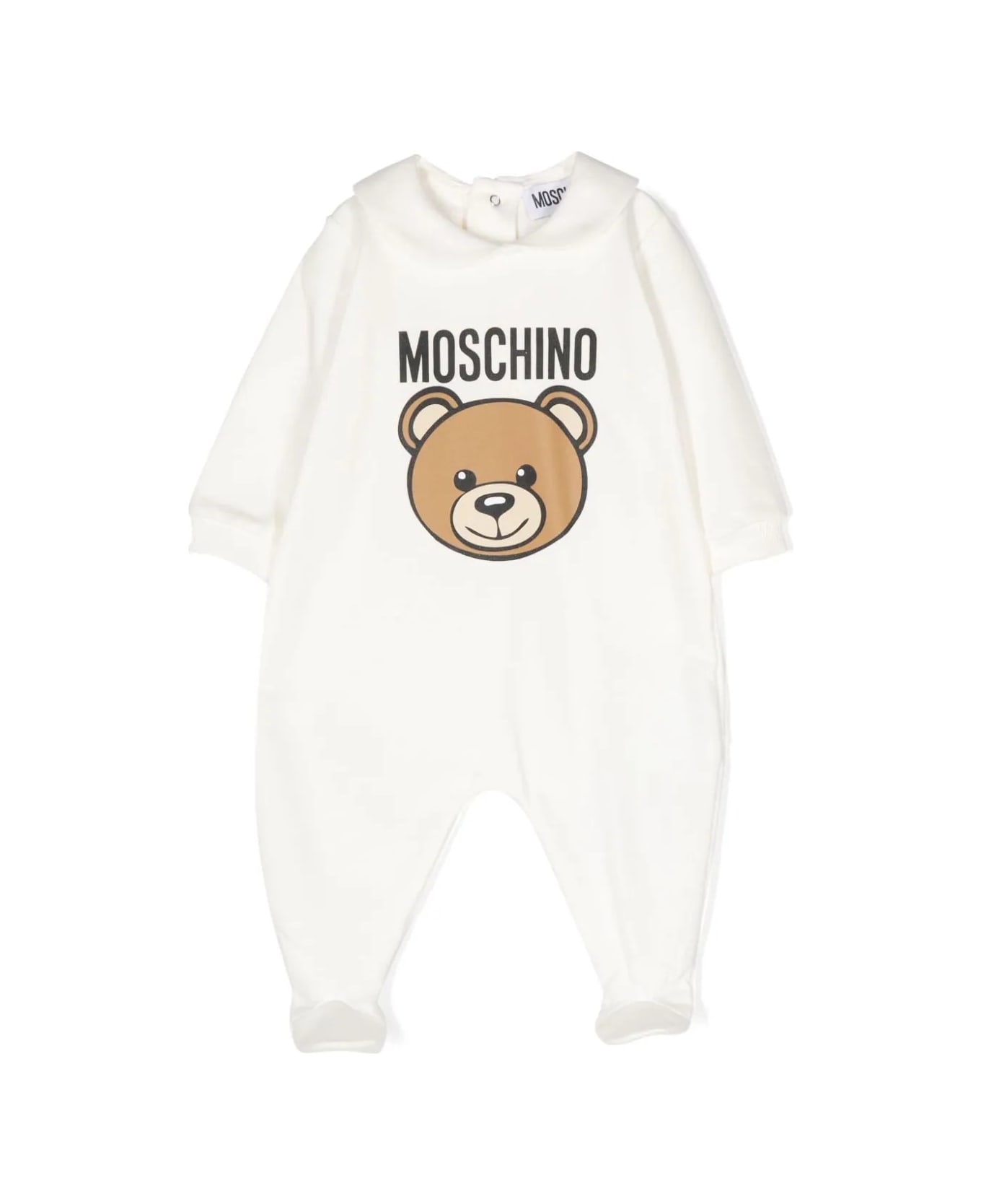 Moschino White Pyjamas With Moschino Teddy Bear - White