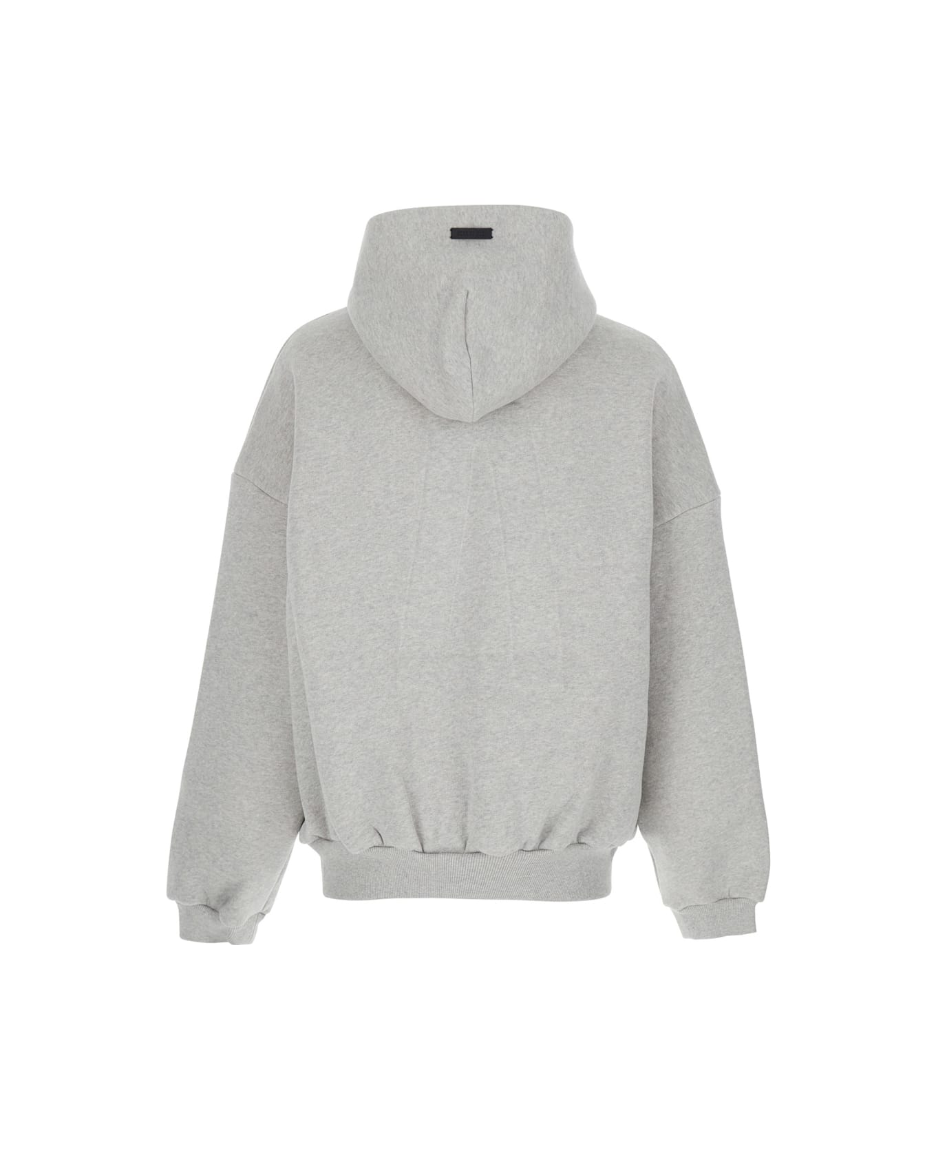 Fear of God Grey Sweatshirt With Hood And Dropped Shoulders In Cotton Blend Man - Grey