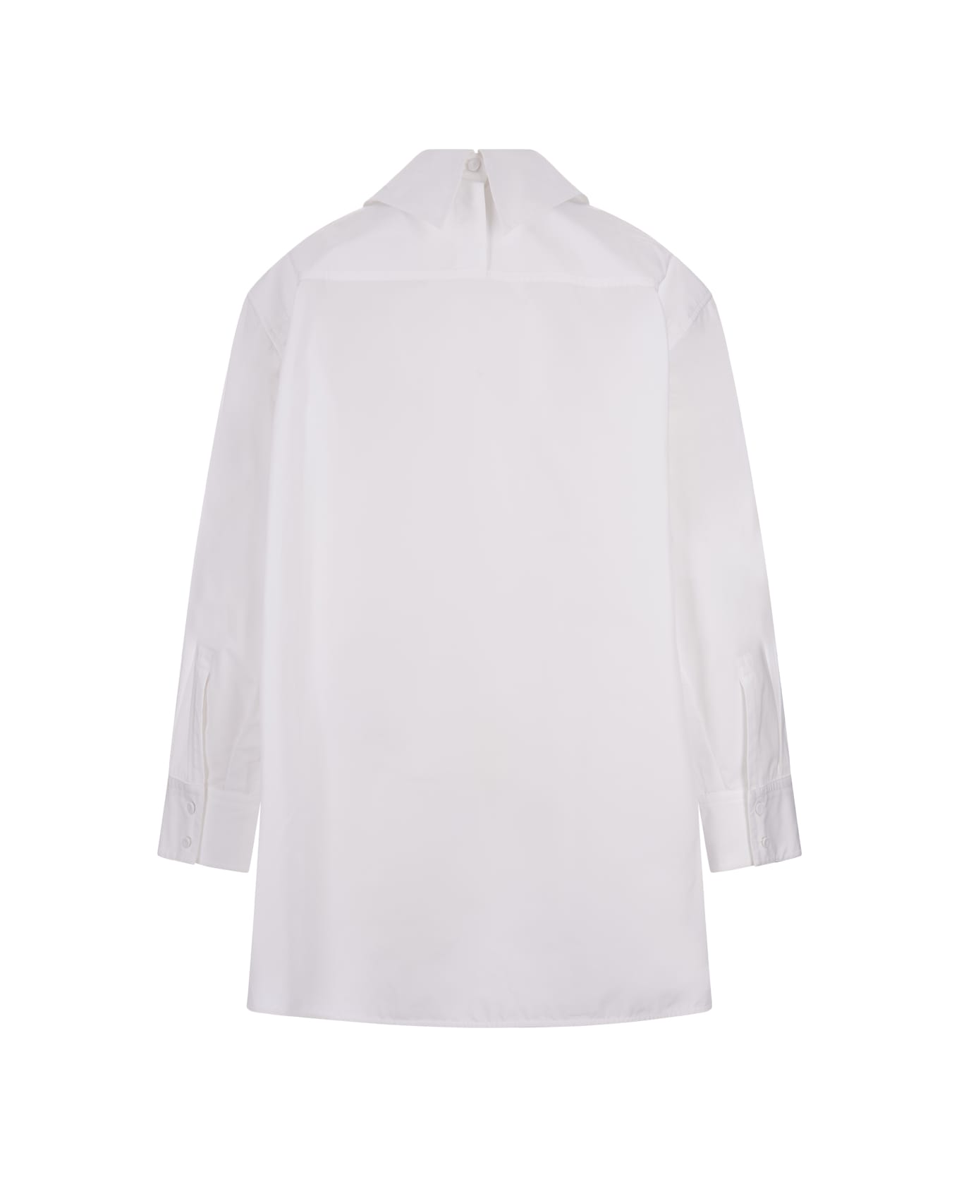Jil Sander White Voluminous Oversize Shirt - White