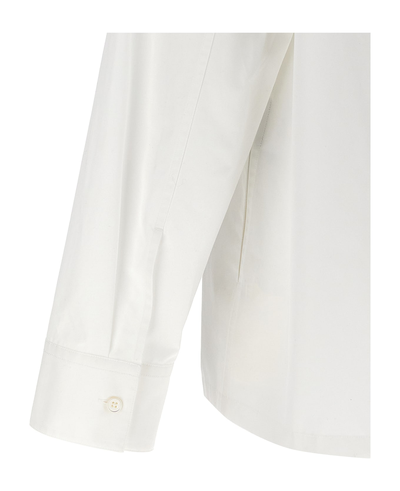 Jil Sander Zip Shirt - White
