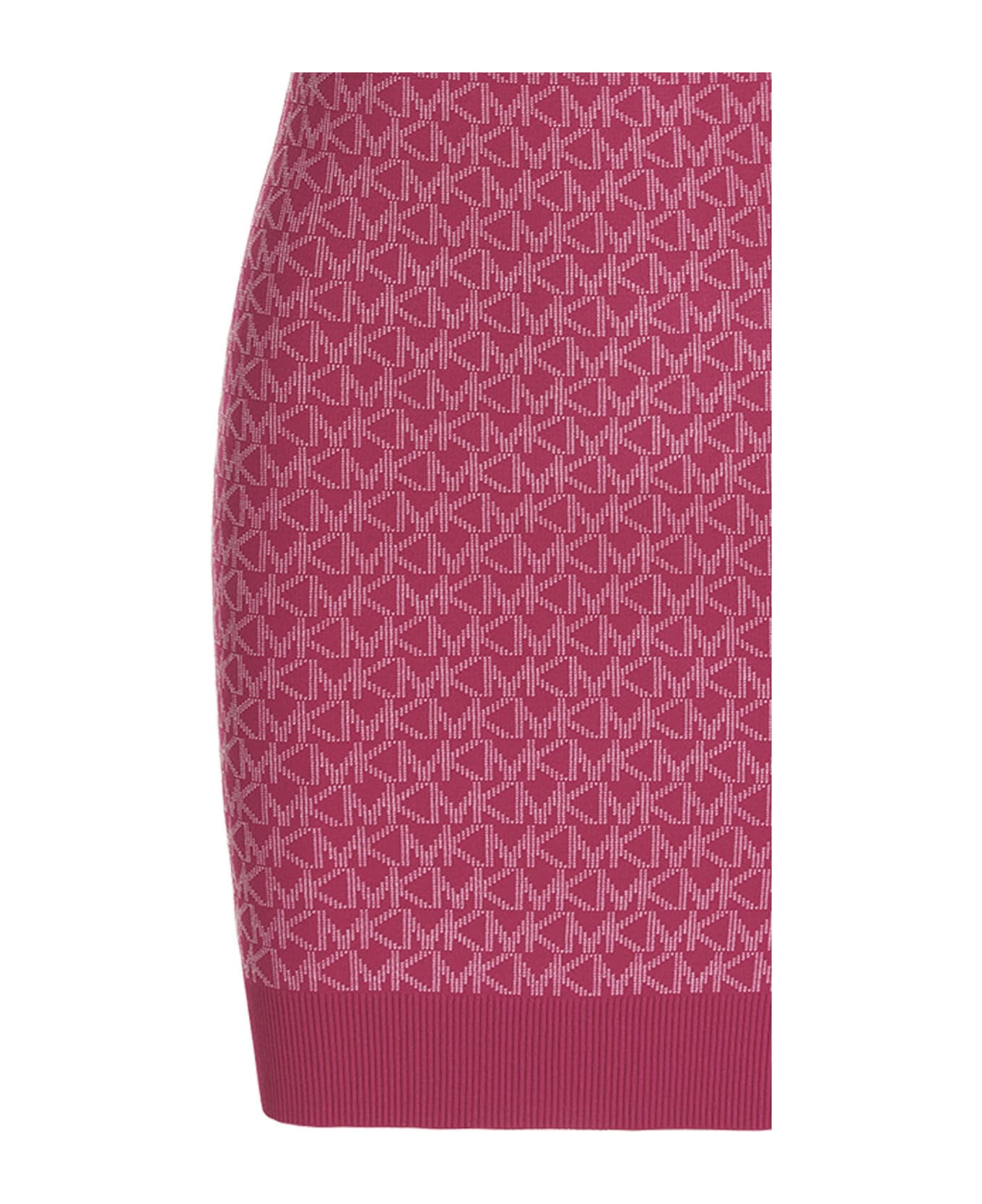 MICHAEL Michael Kors All-over Logo Dress - Fuchsia