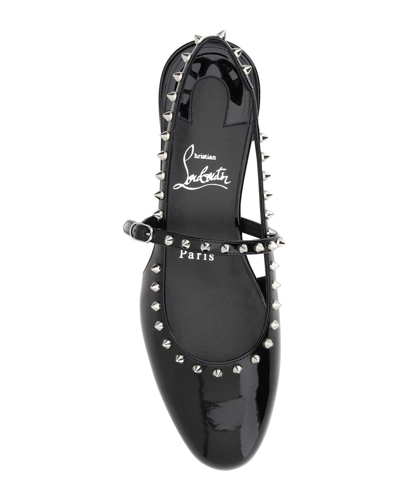 Christian Louboutin Sweet Janispikes Pumps - Black/lin Black