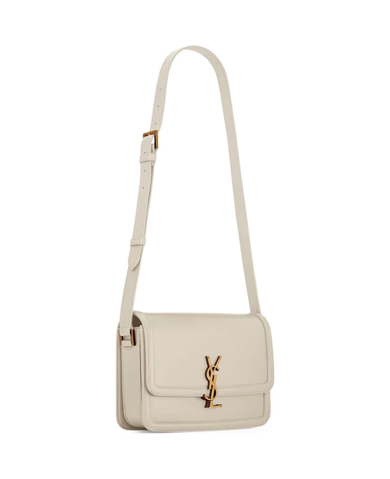 Saint Laurent Solferino Medium Shoulder Bag - White
