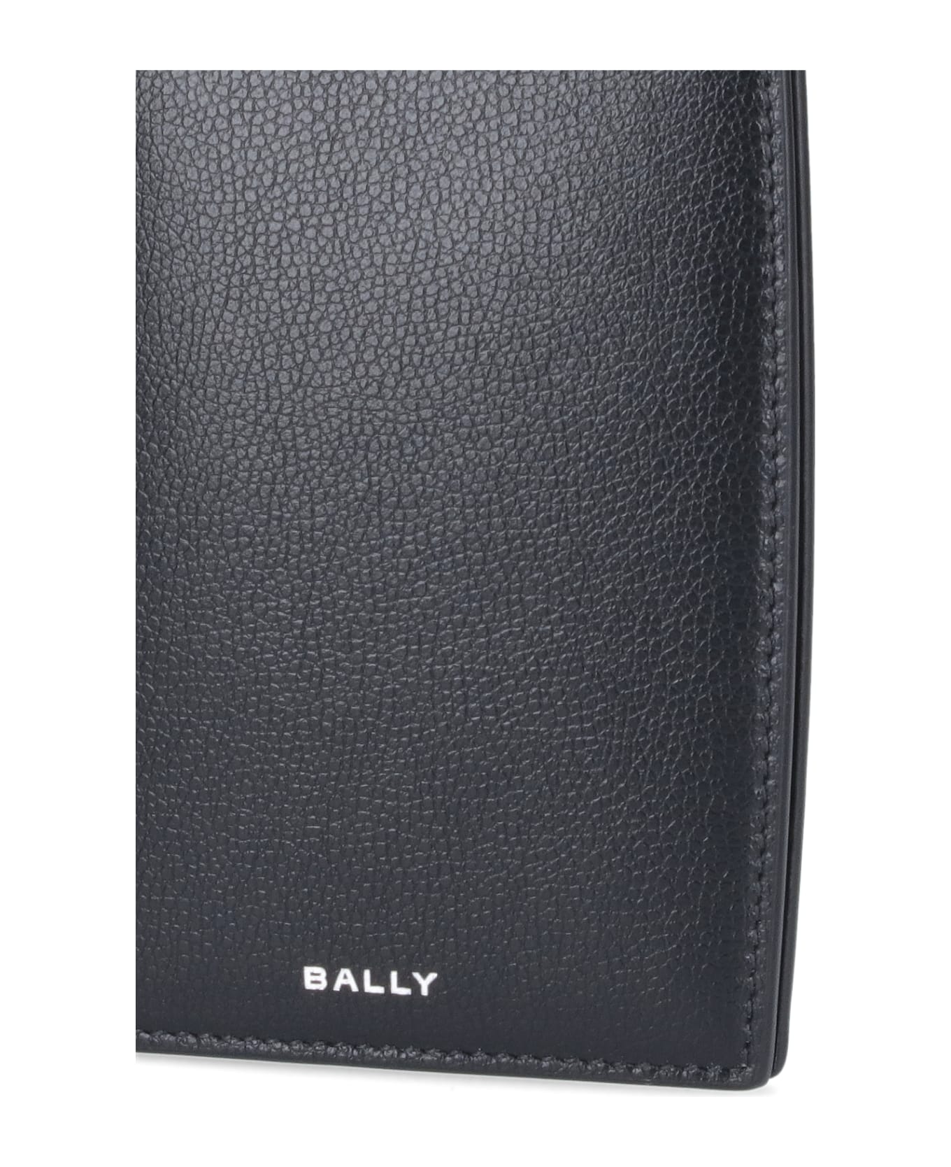 Bally Bi-fold Logo Wallet - Black  