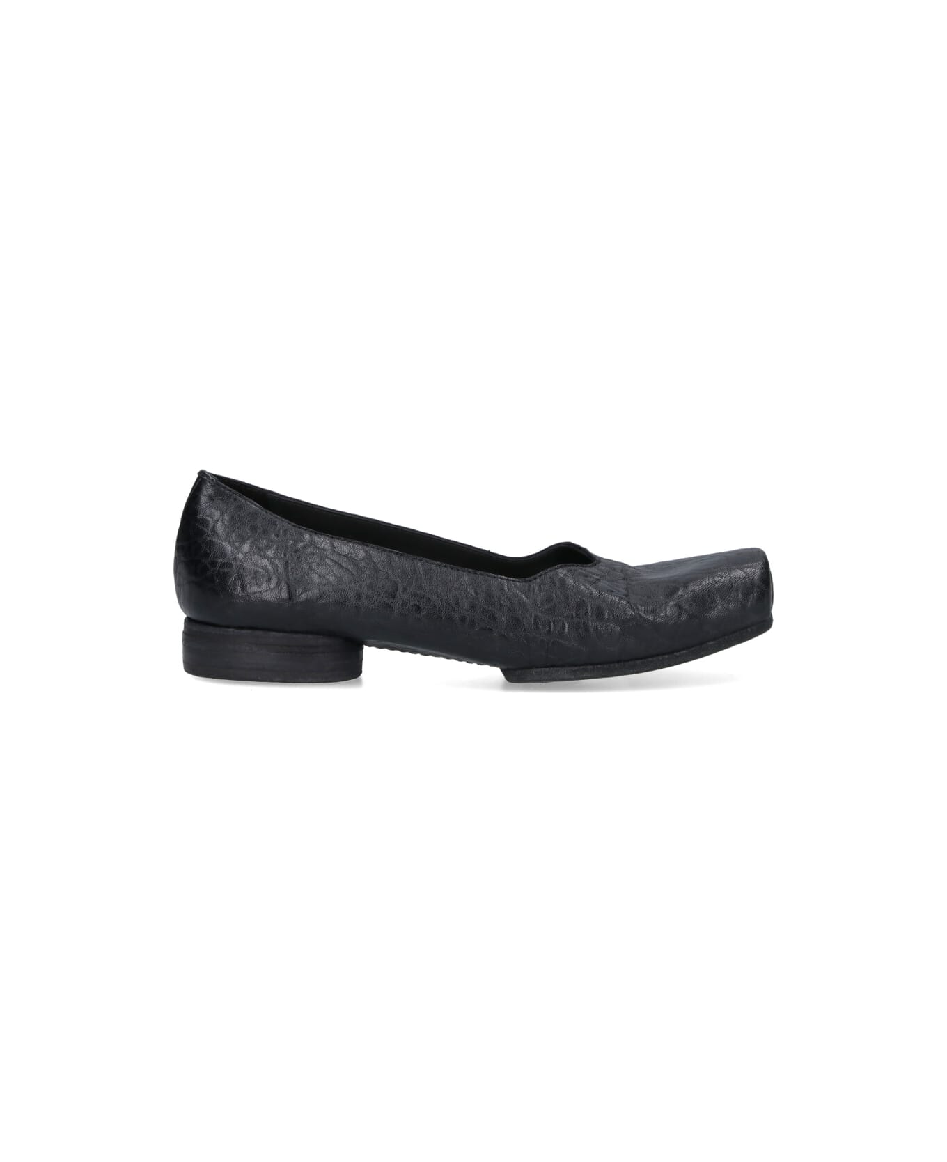 Uma Wang Heeled Ballet Flats - Black  