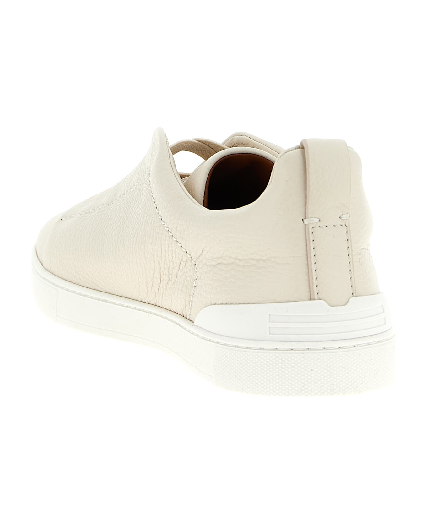 Zegna 
triple Stitch
 Sneakers - Beige