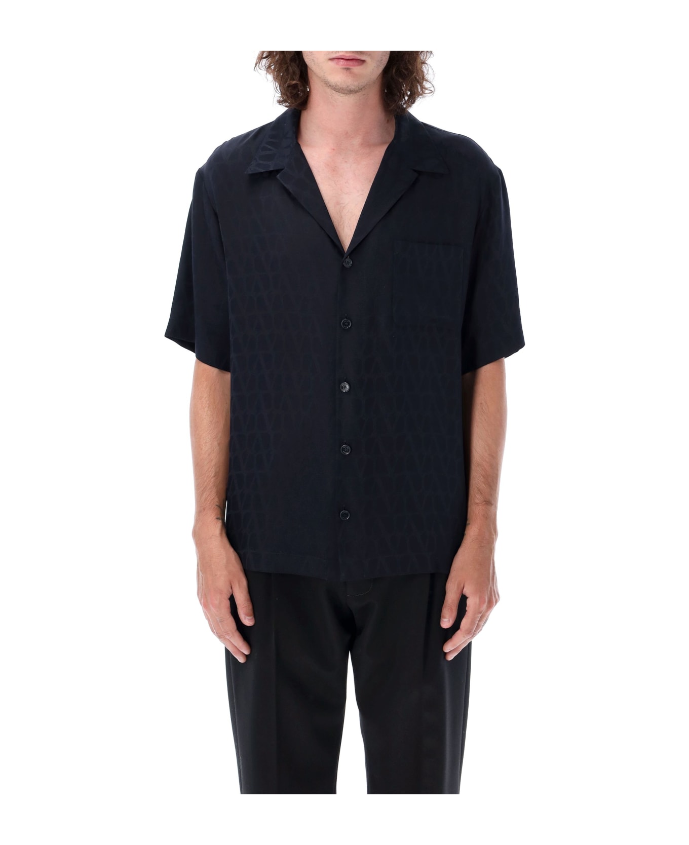 Valentino Garavani Toile Iconograph Shirt - ST. TOILE ICONOGRAPH NAVY/NAVY