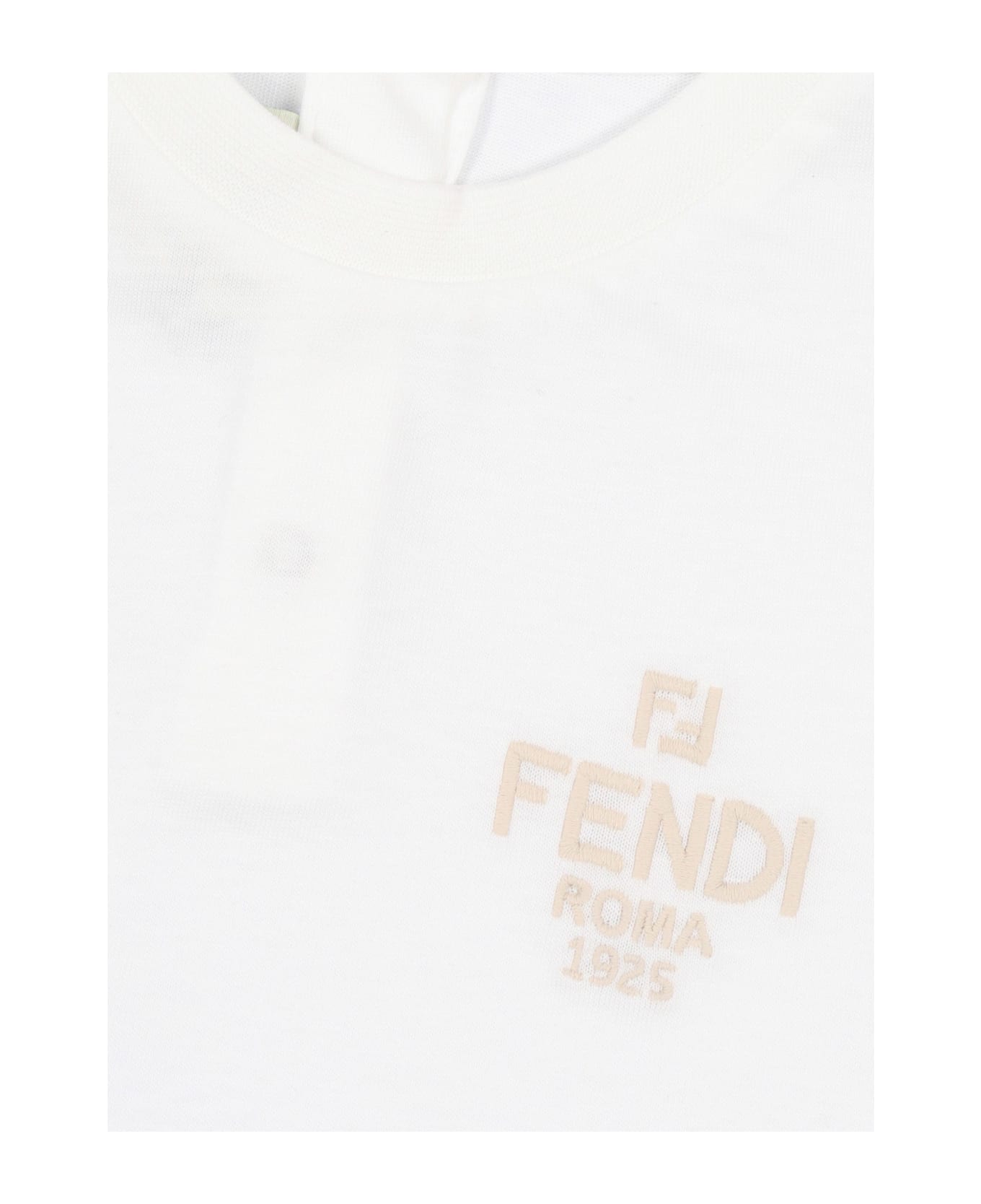 Fendi Jersey T-shirt - WHITE