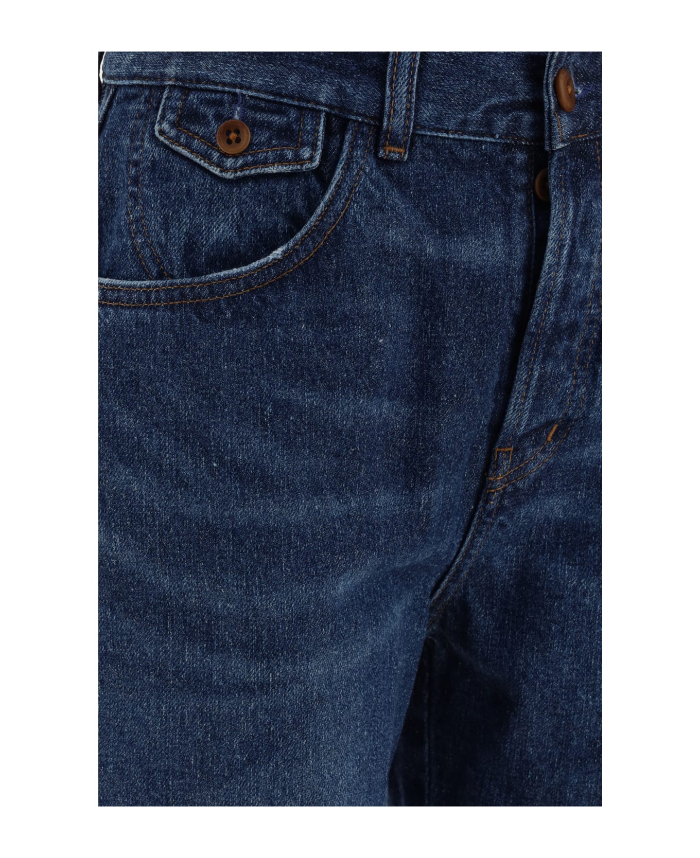 Chloé Chloè Merapi Cotton Denim Jeans - Faded Denim デニム