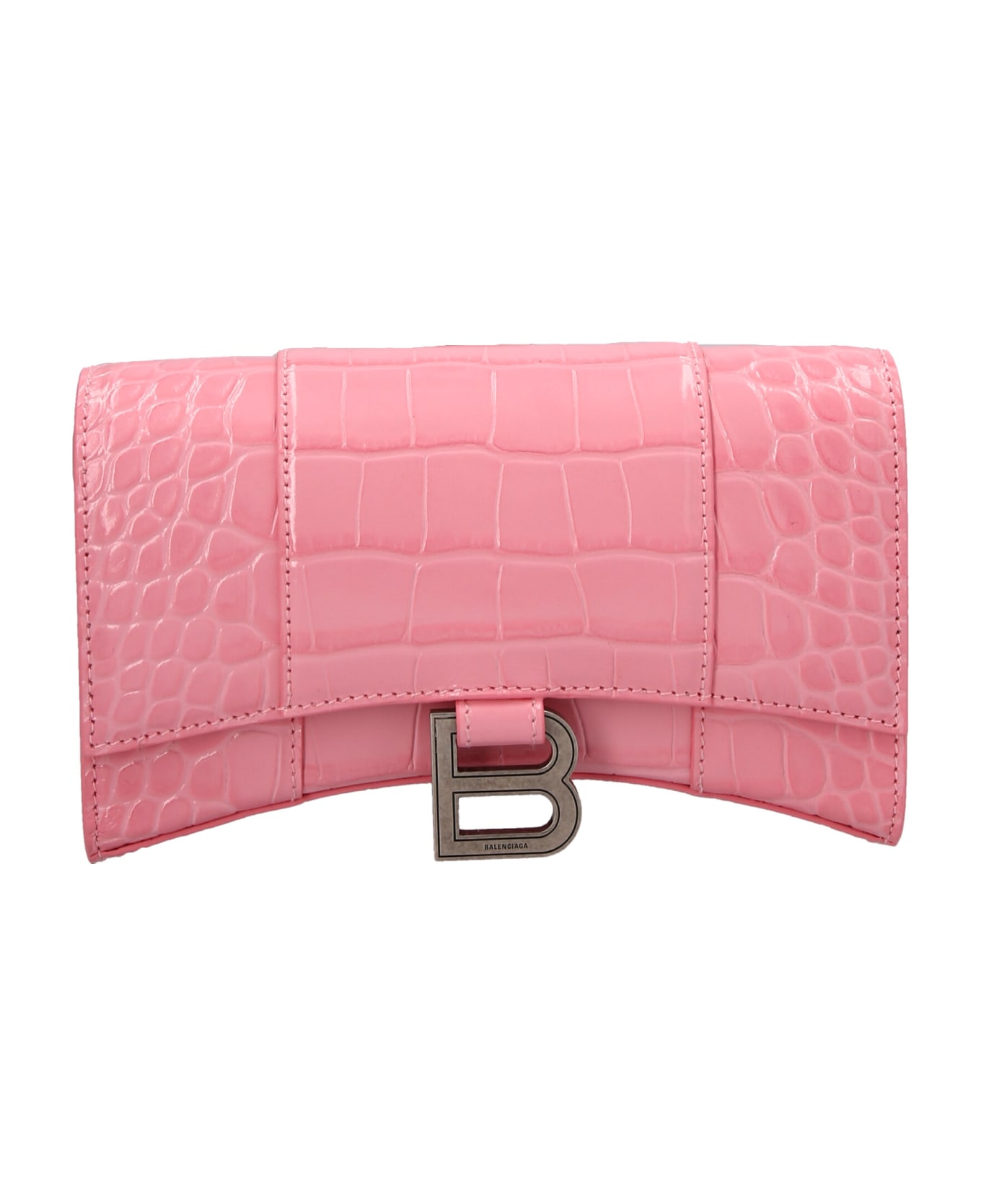 Balenciaga Hourglass Wallet - Pink