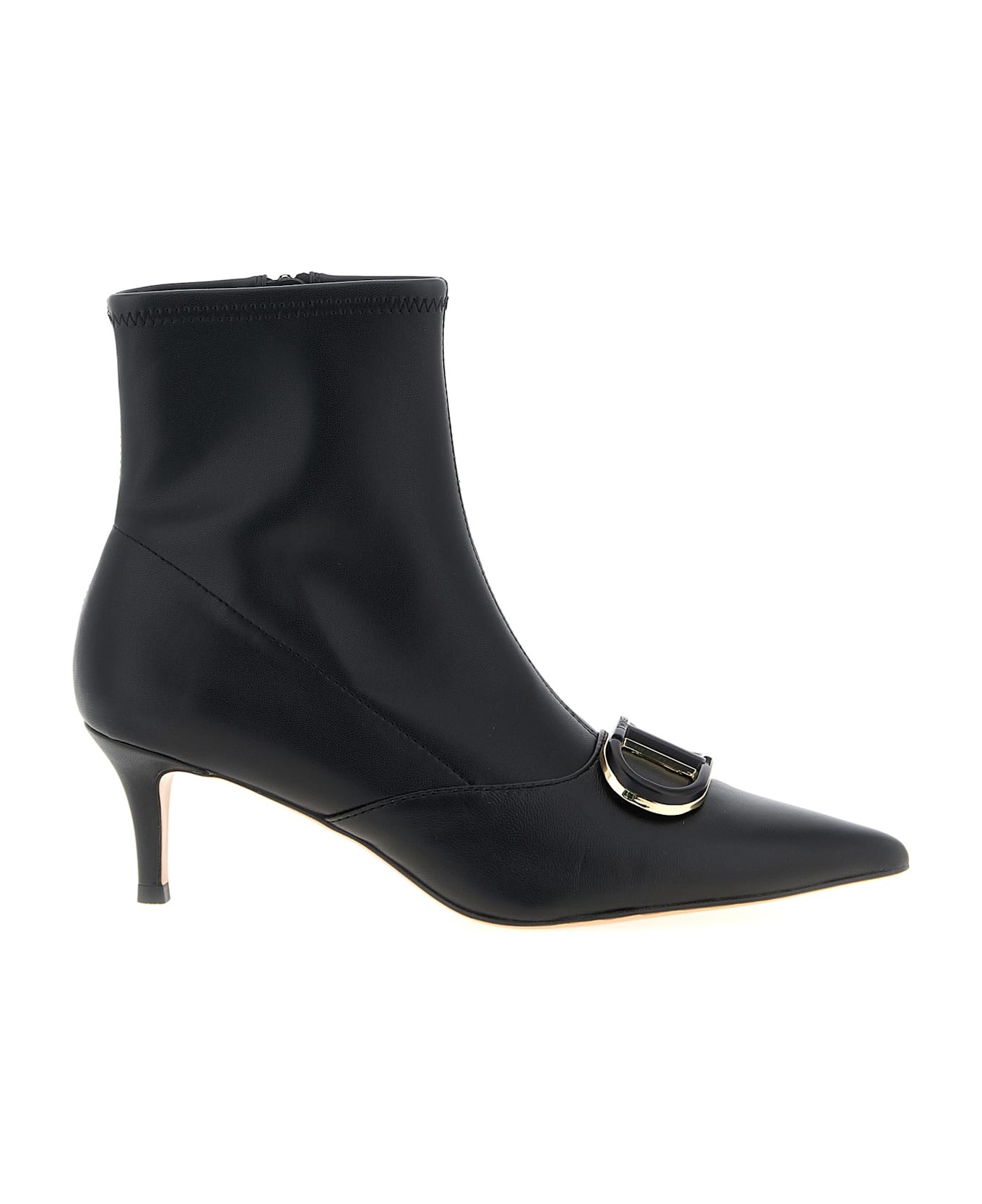 TwinSet 
oval T
 Ankle Boots - Black  