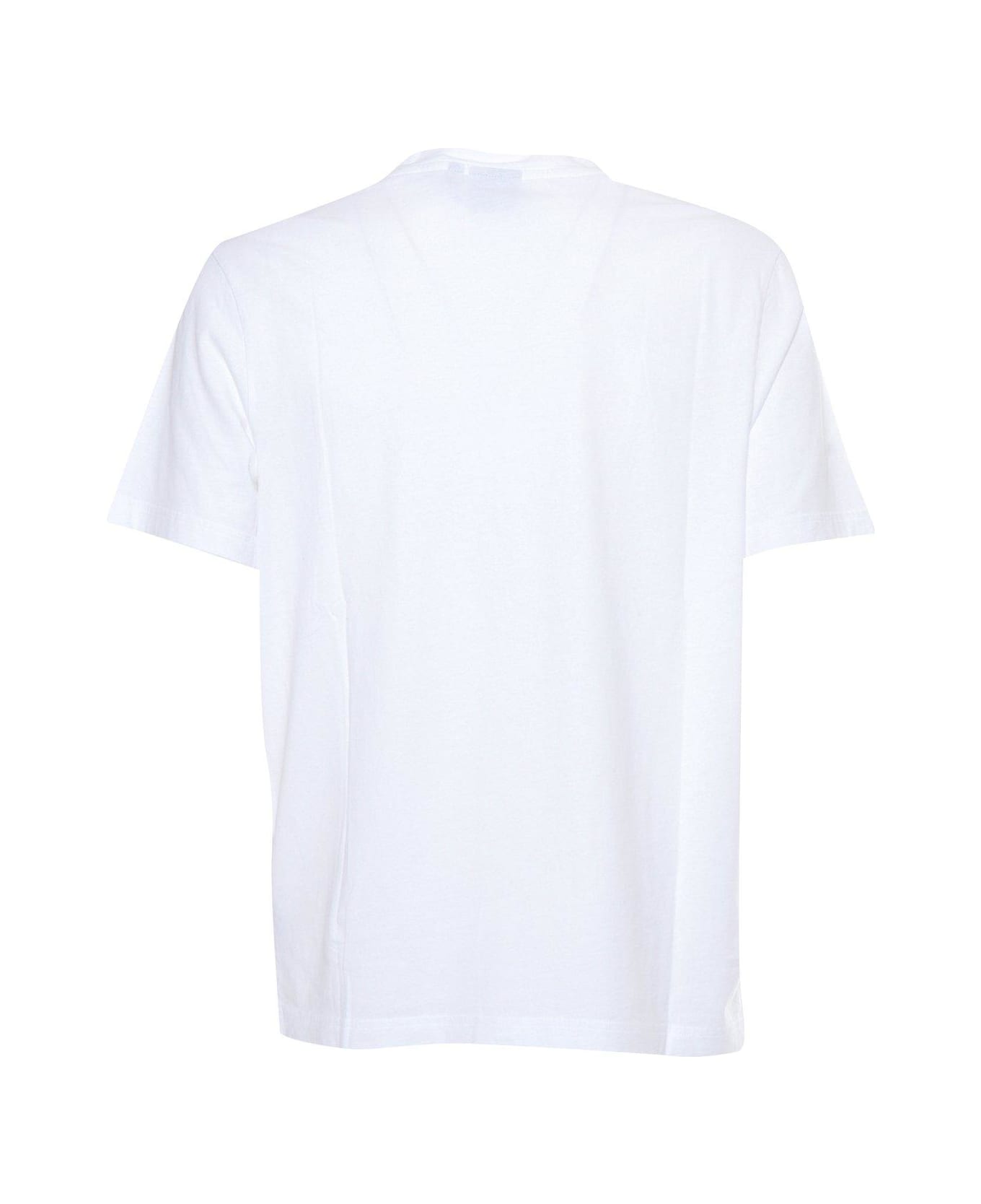 Barbour International Graphic-printed Crewneck T-shirt - White