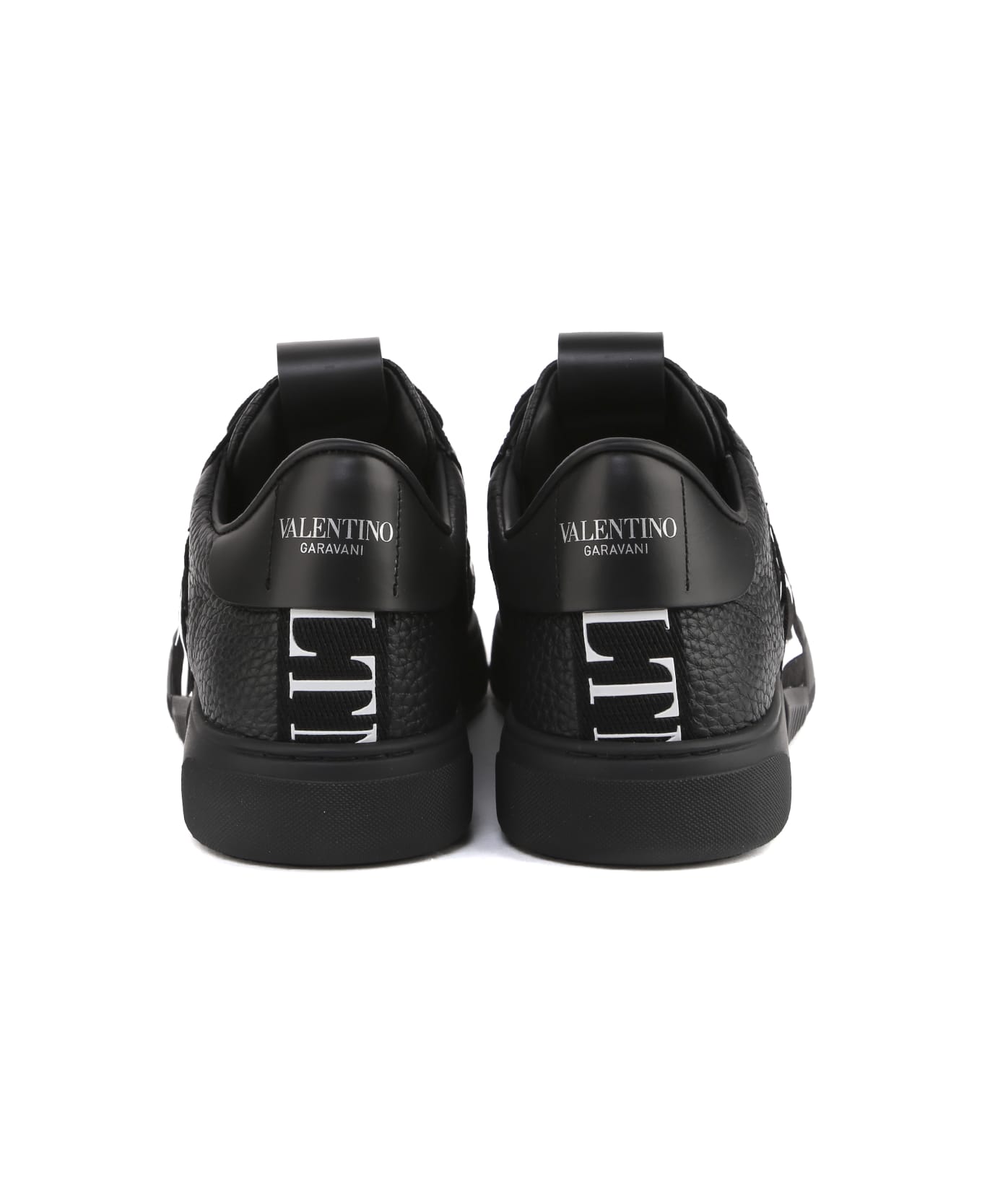 Valentino Garavani Vltn Leather Sneakers - Black/white