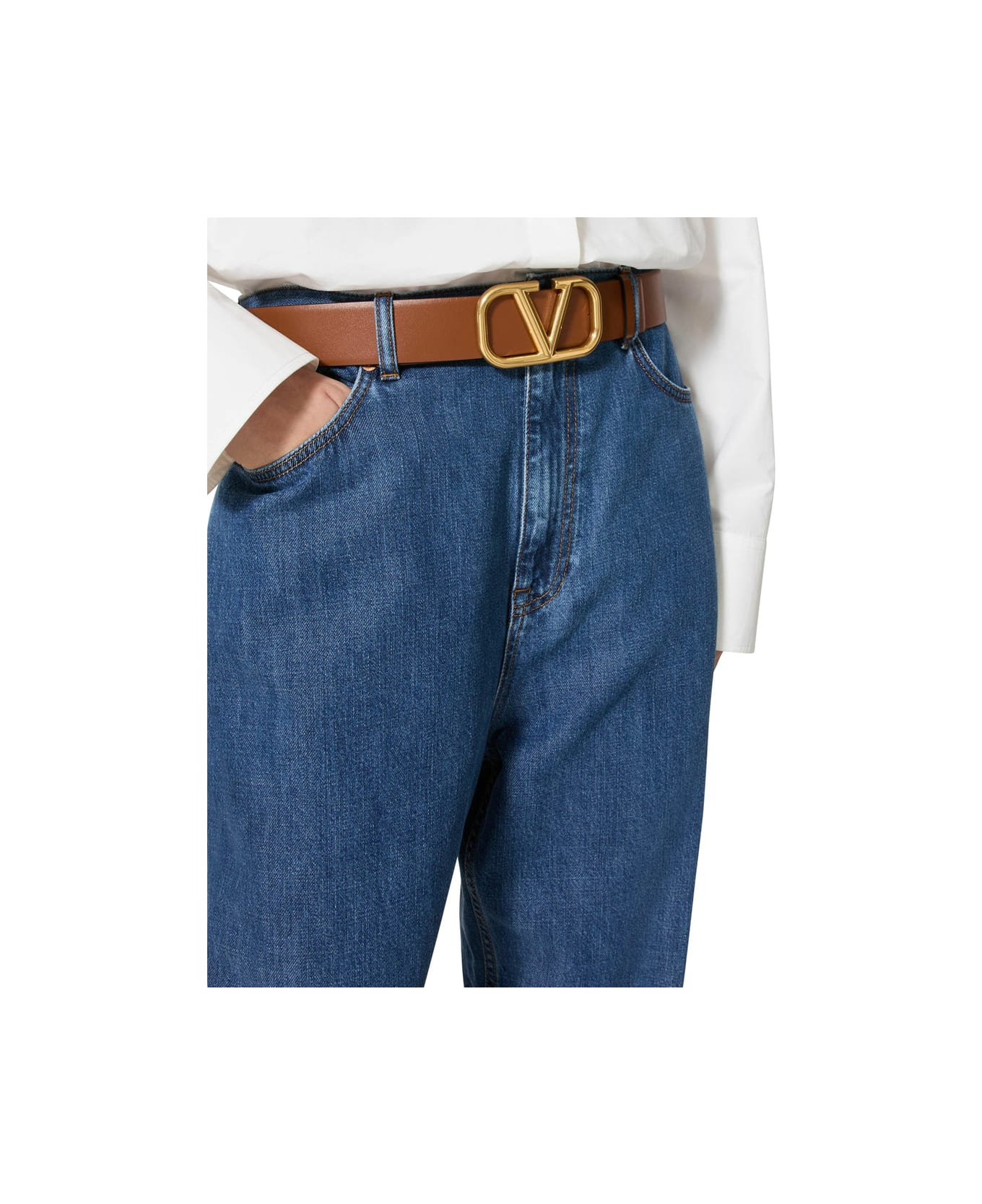 Valentino Garavani Vlogo Belt - Selleria-nero