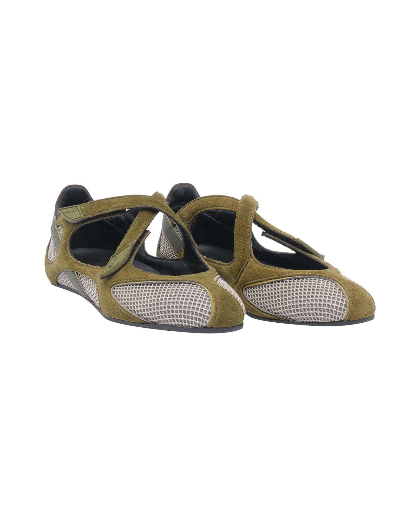The Attico Nomad Flat Ballets - Green