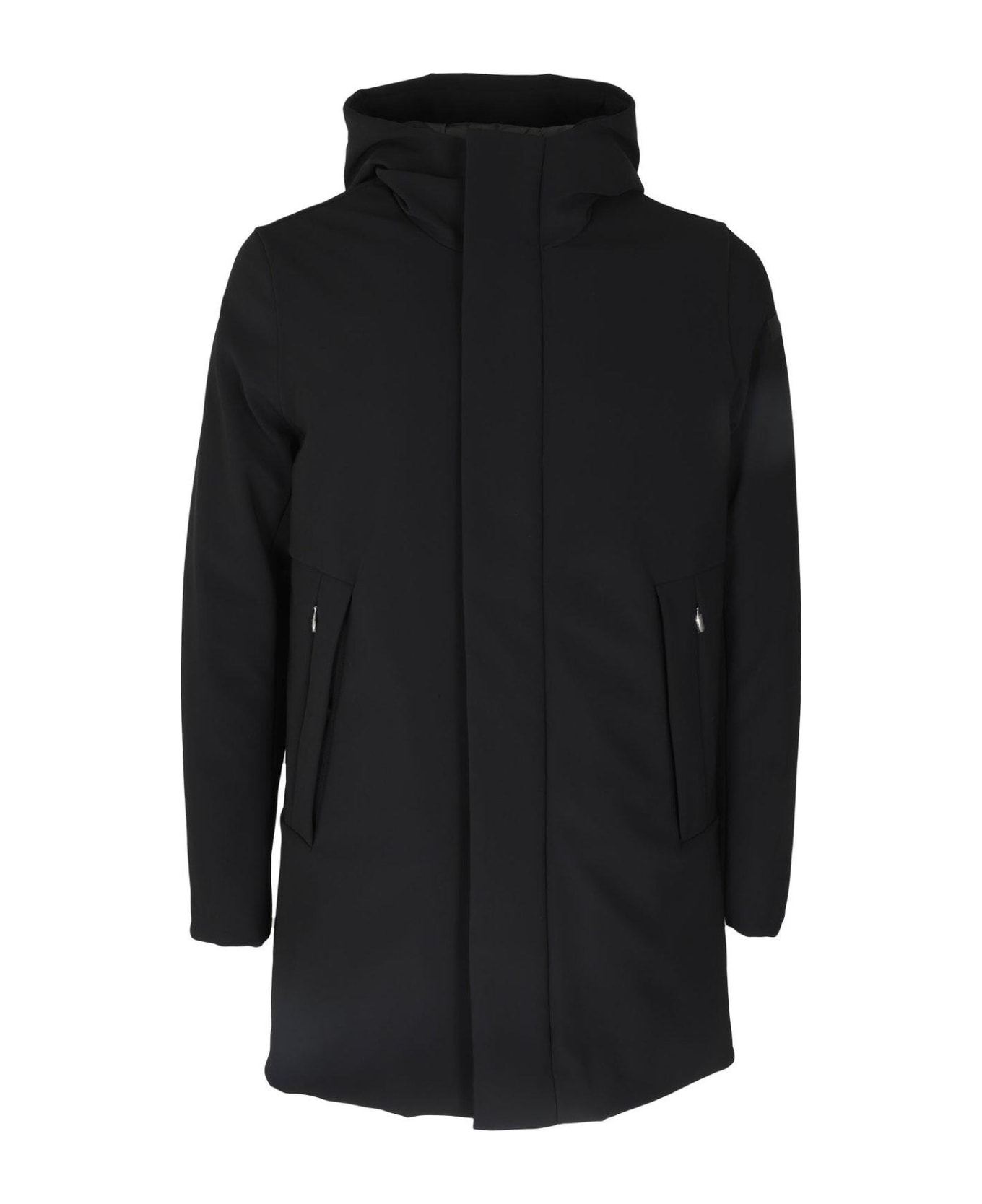 RRD - Roberto Ricci Design Long-sleeved Hooded Parka - Black コート