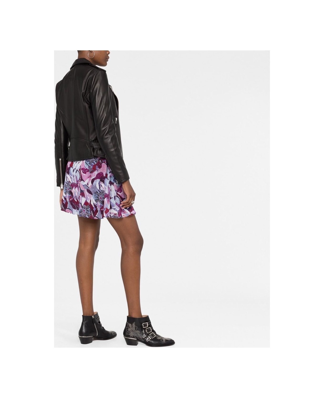 IRO Newhan Leather Jacket - Black