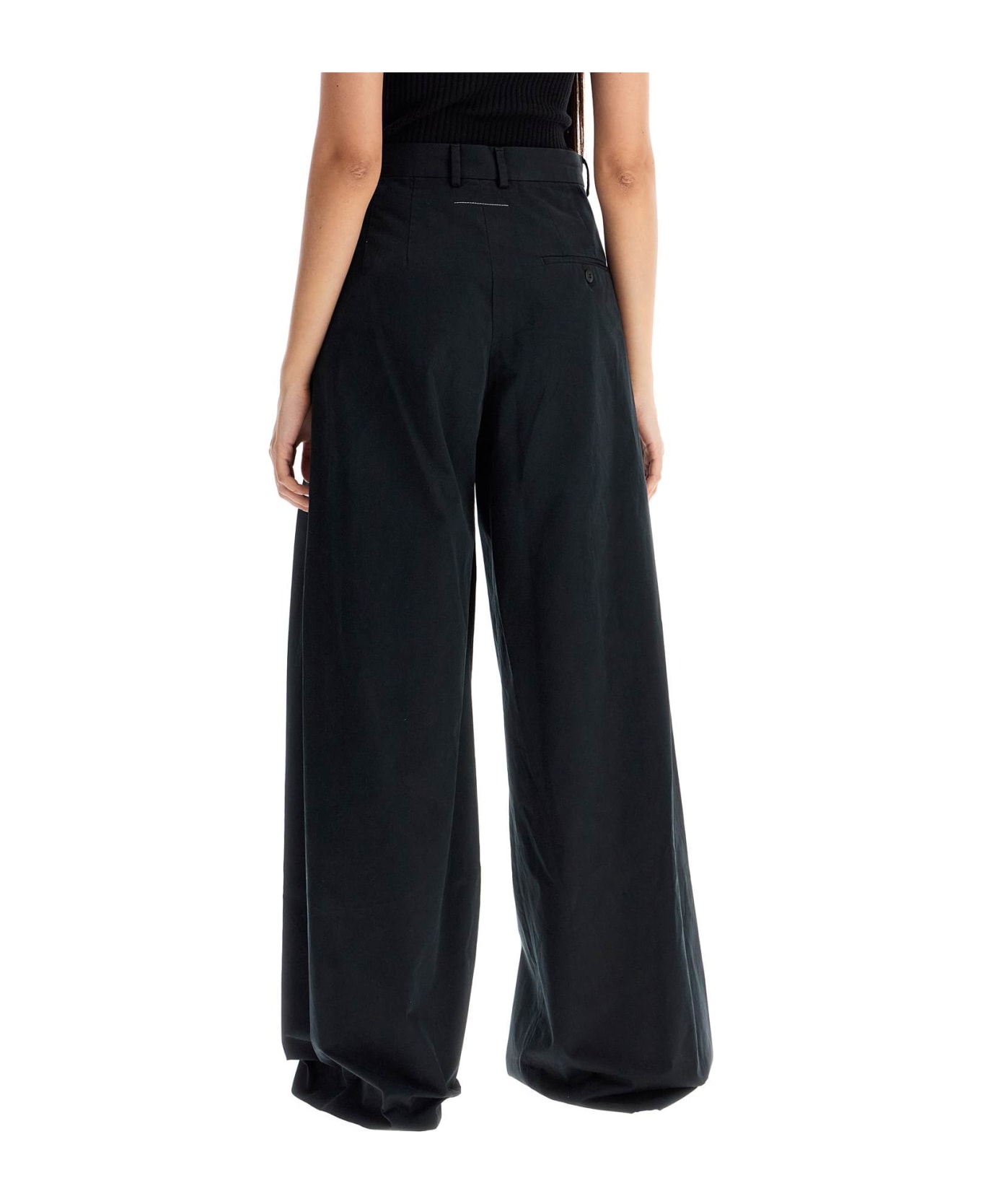 MM6 Maison Margiela Palazzo Pants - BLACK (Black)