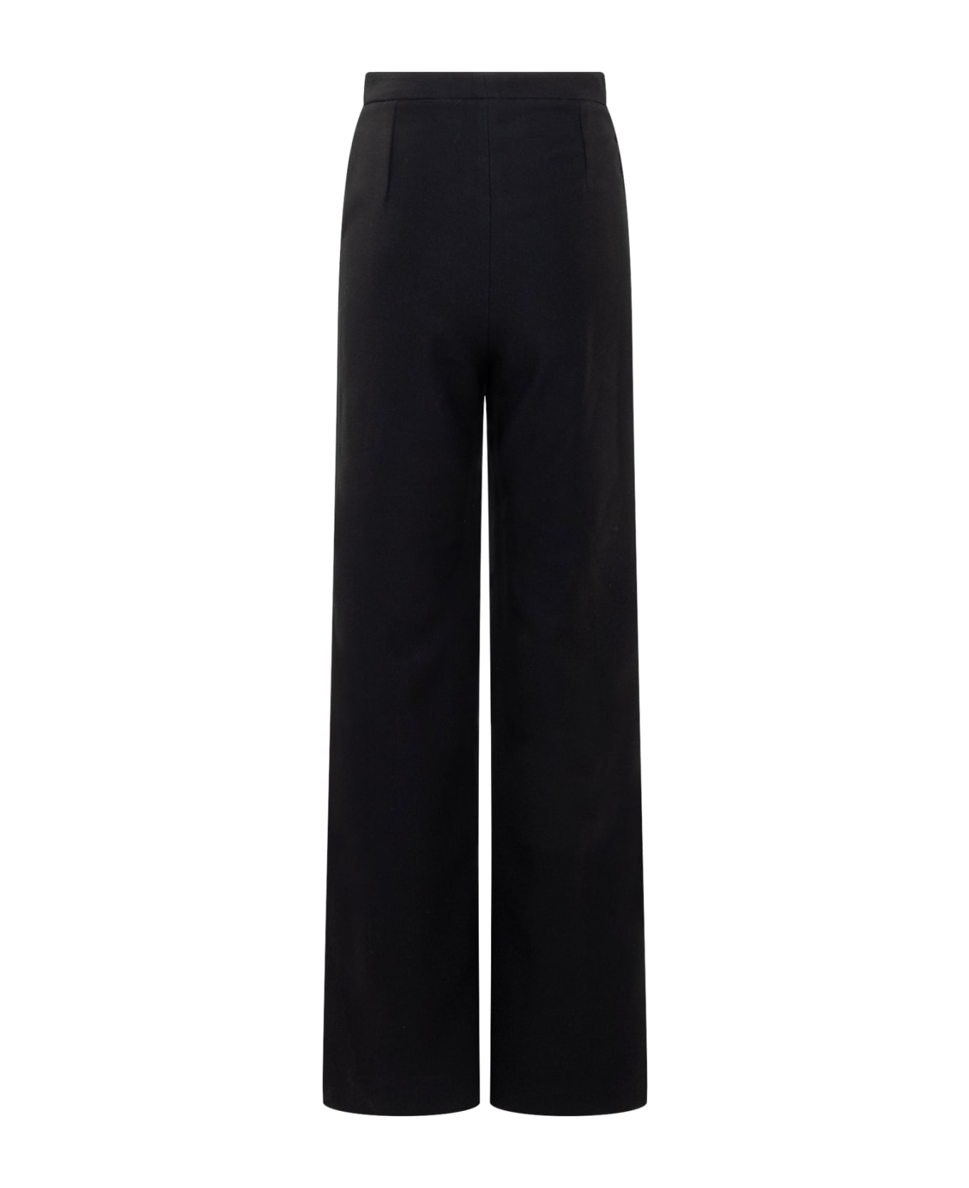 Monot Tailored Trousers - BLACK