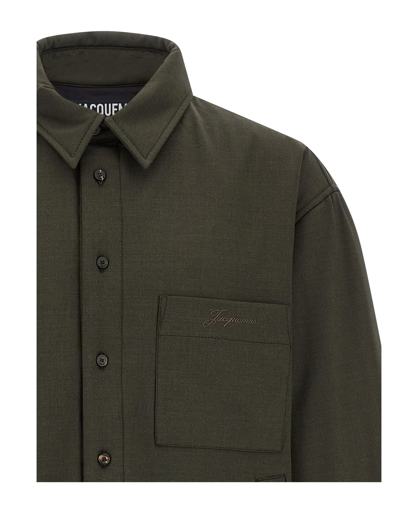 Jacquemus 
la Chemise Boulanger
 Overshirt - Green
