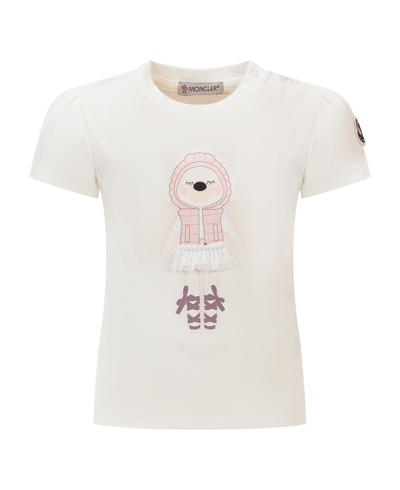 Moncler Teddy T-shirt - BIANCO