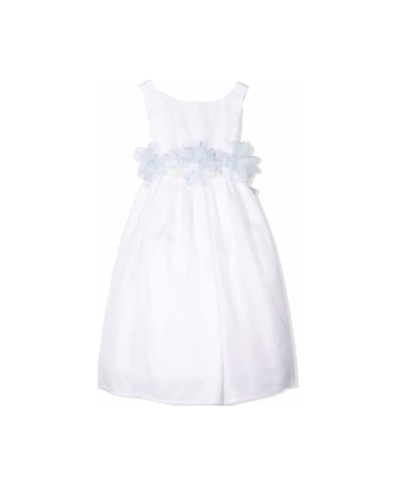 La stupenderia Sleeveless Dress - White