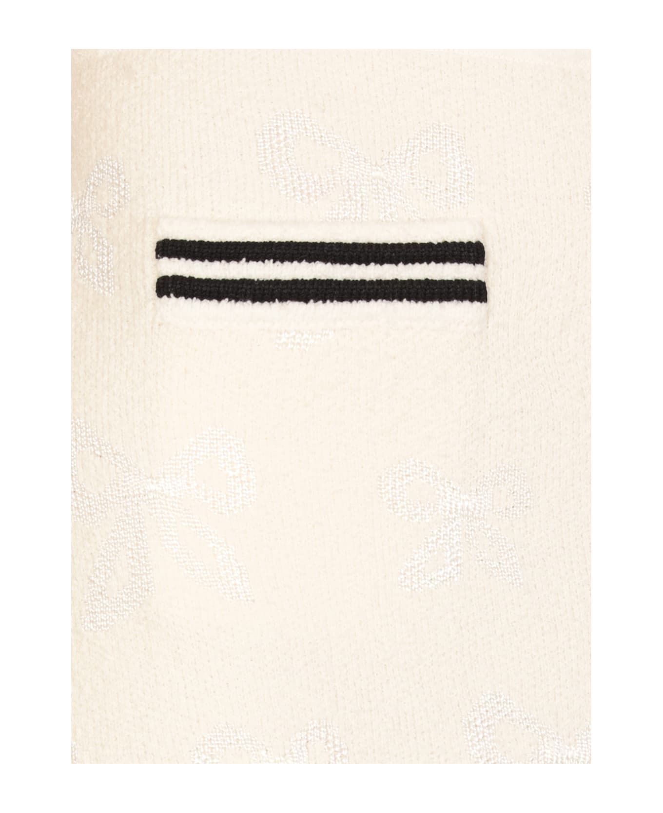self-portrait Cotton Mini Skirt - Ivory