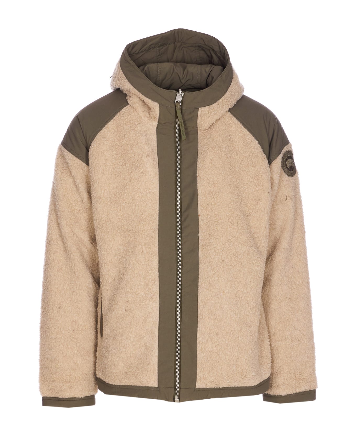 Canada Goose Alberni Reversible Bomber - Light Tan/Smokey Sage-Tan Clai
