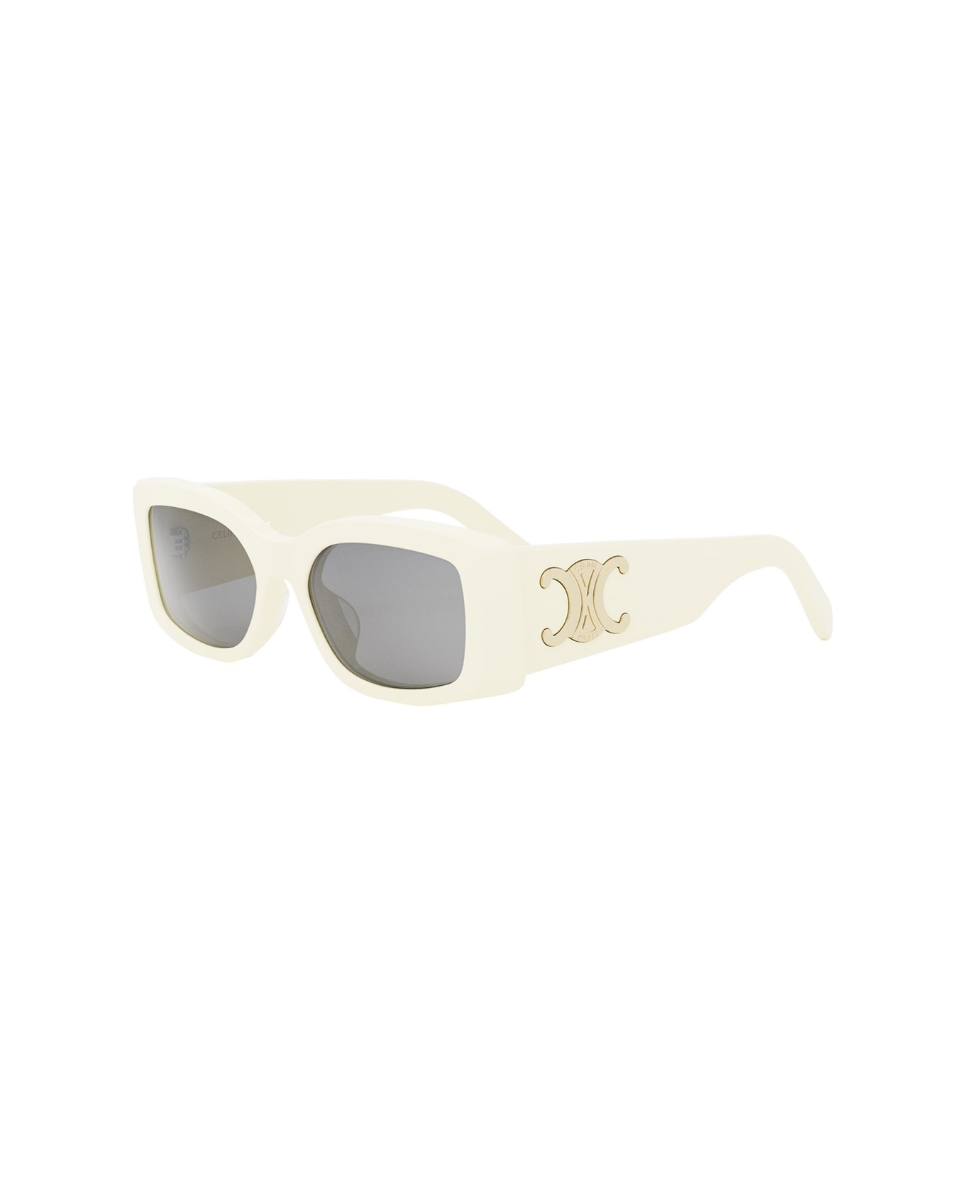 Celine Cl40282u Triomphe Xl 25a Sunglasses - Bianco