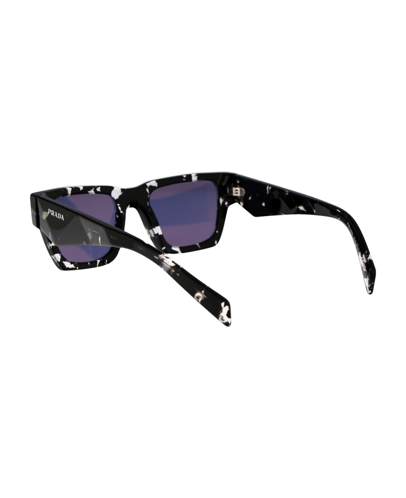 Prada Eyewear 0pr A06s Sunglasses - 15O50B Tortoise Black Crystal